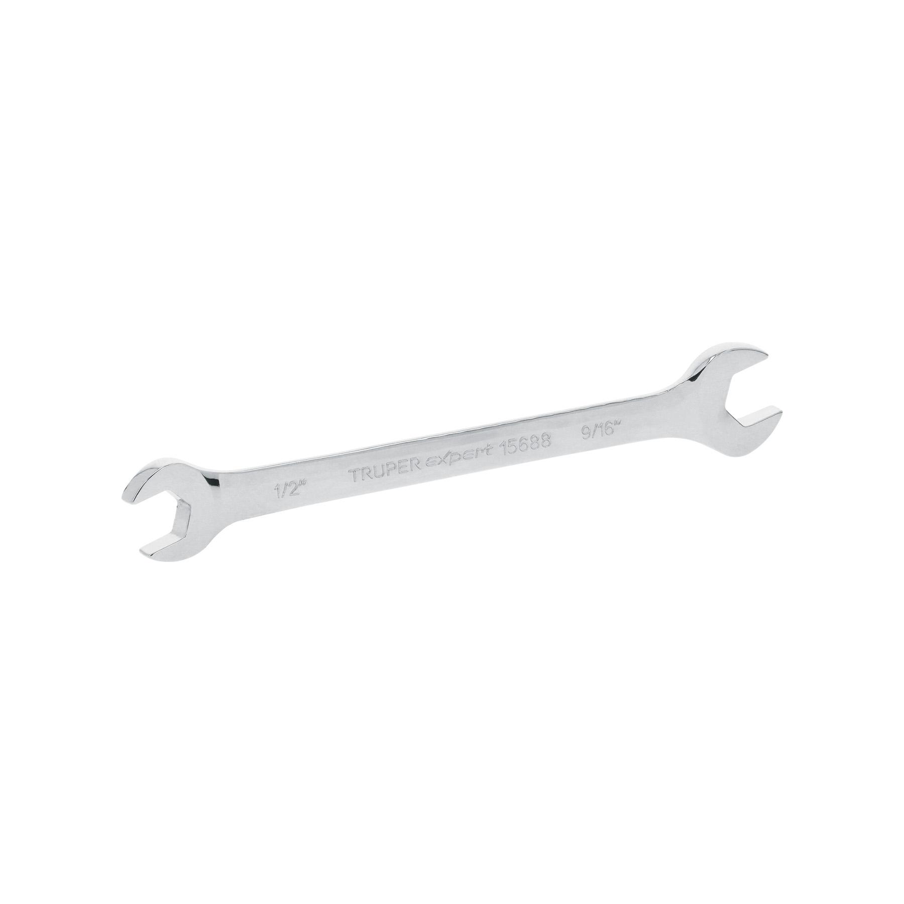 "LLAVE ESPAÑOLA, 1/2 X 9/16"" X 181 MM DE LARGO, TRUPER EXPERT"
