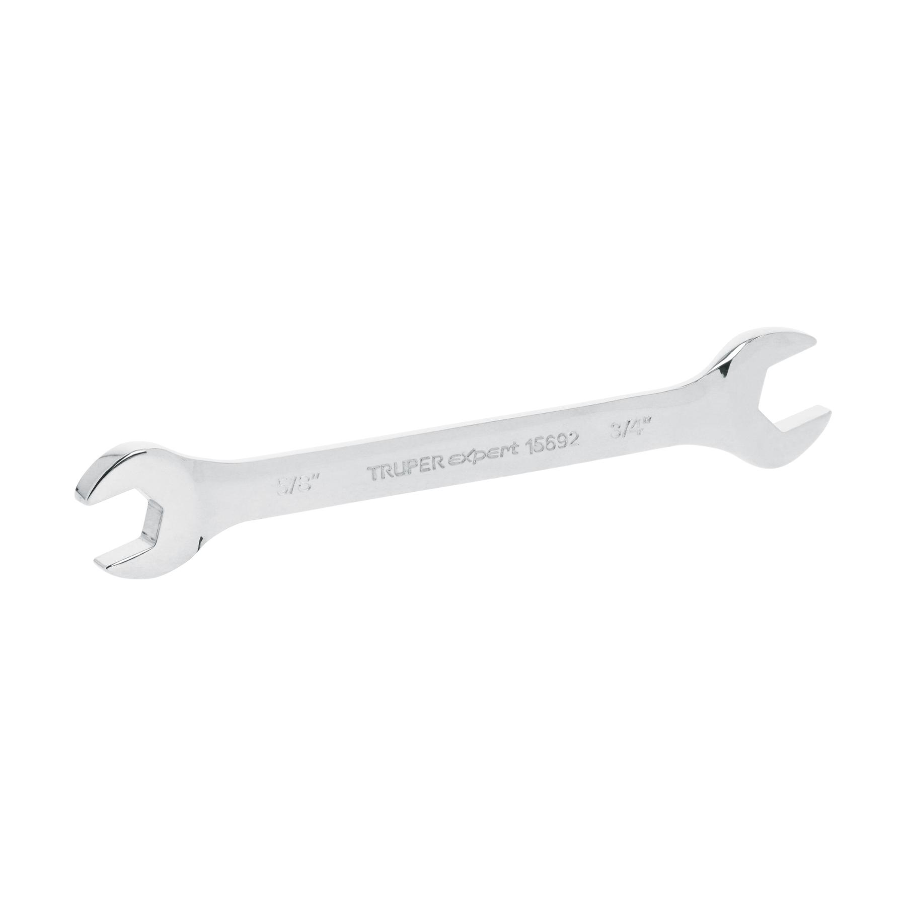 "LLAVE ESPAÑOLA, 5/8 X 3/4"" X 220 MM DE LARGO, TRUPER EXPERT"