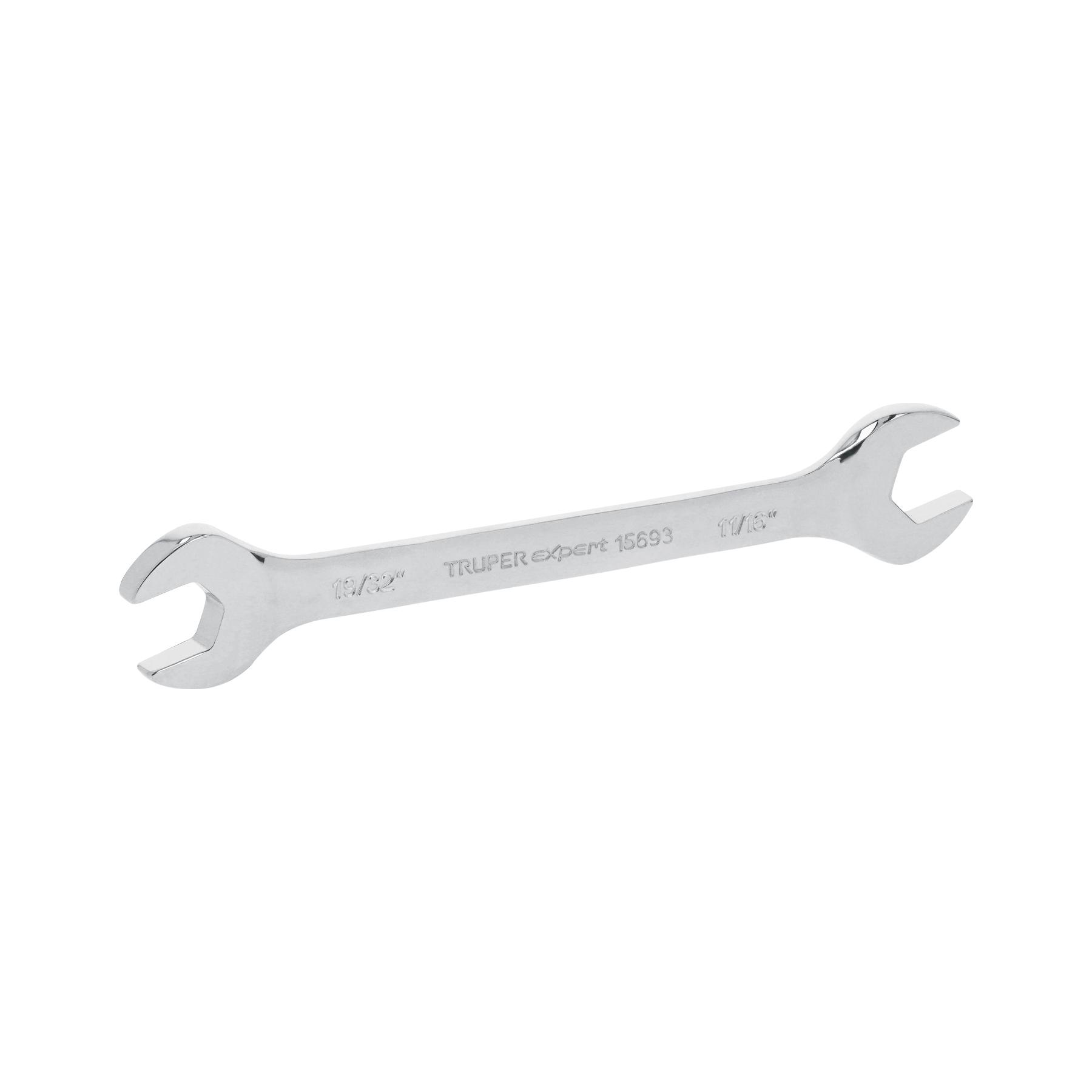 "LLAVE ESPAÑOLA, 19/32 X 11/16"" X 198 MM DE LARGO, EXPERT"