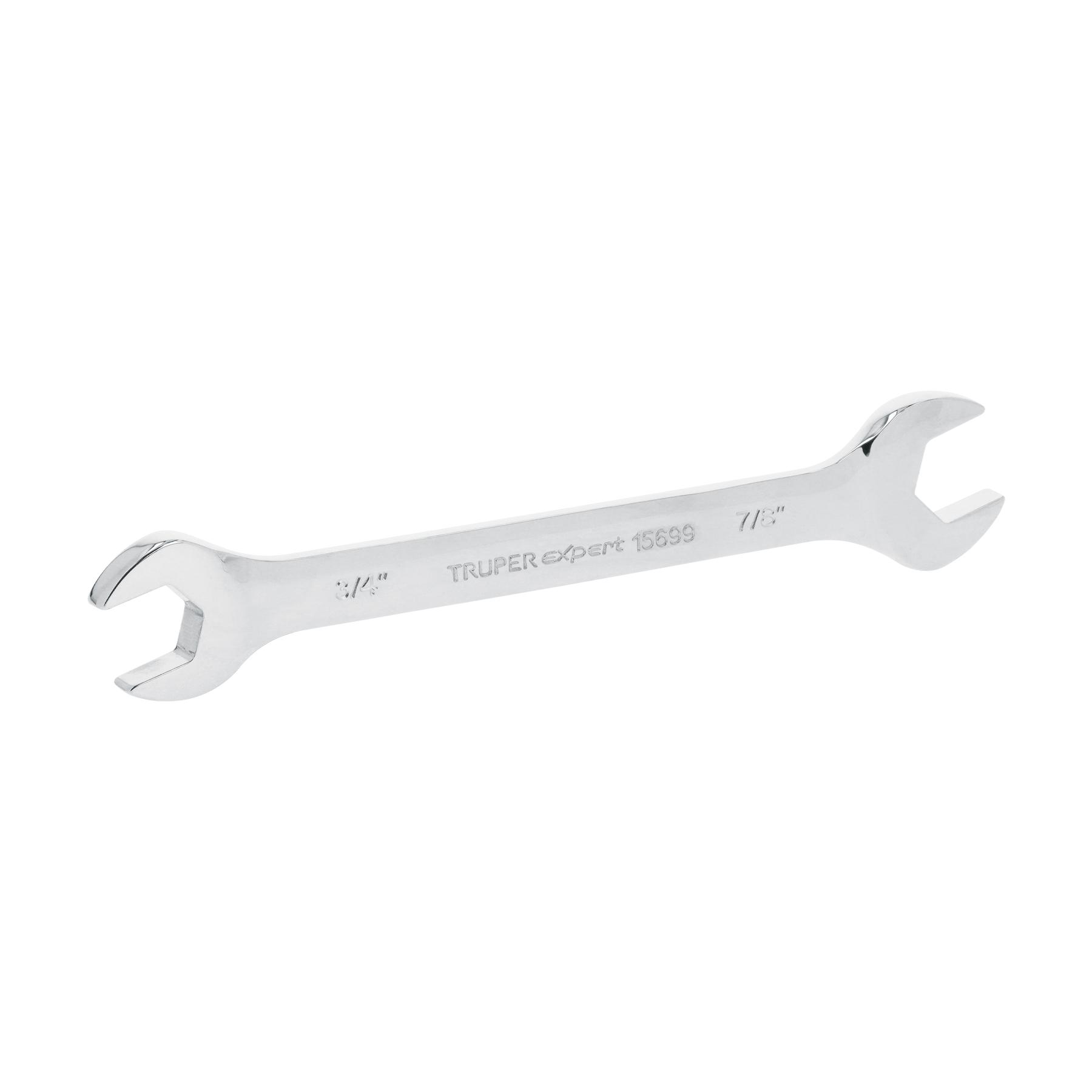 "LLAVE ESPAÑOLA, 3/4 X 7/8"" X 242 MM DE LARGO, TRUPER EXPERT"