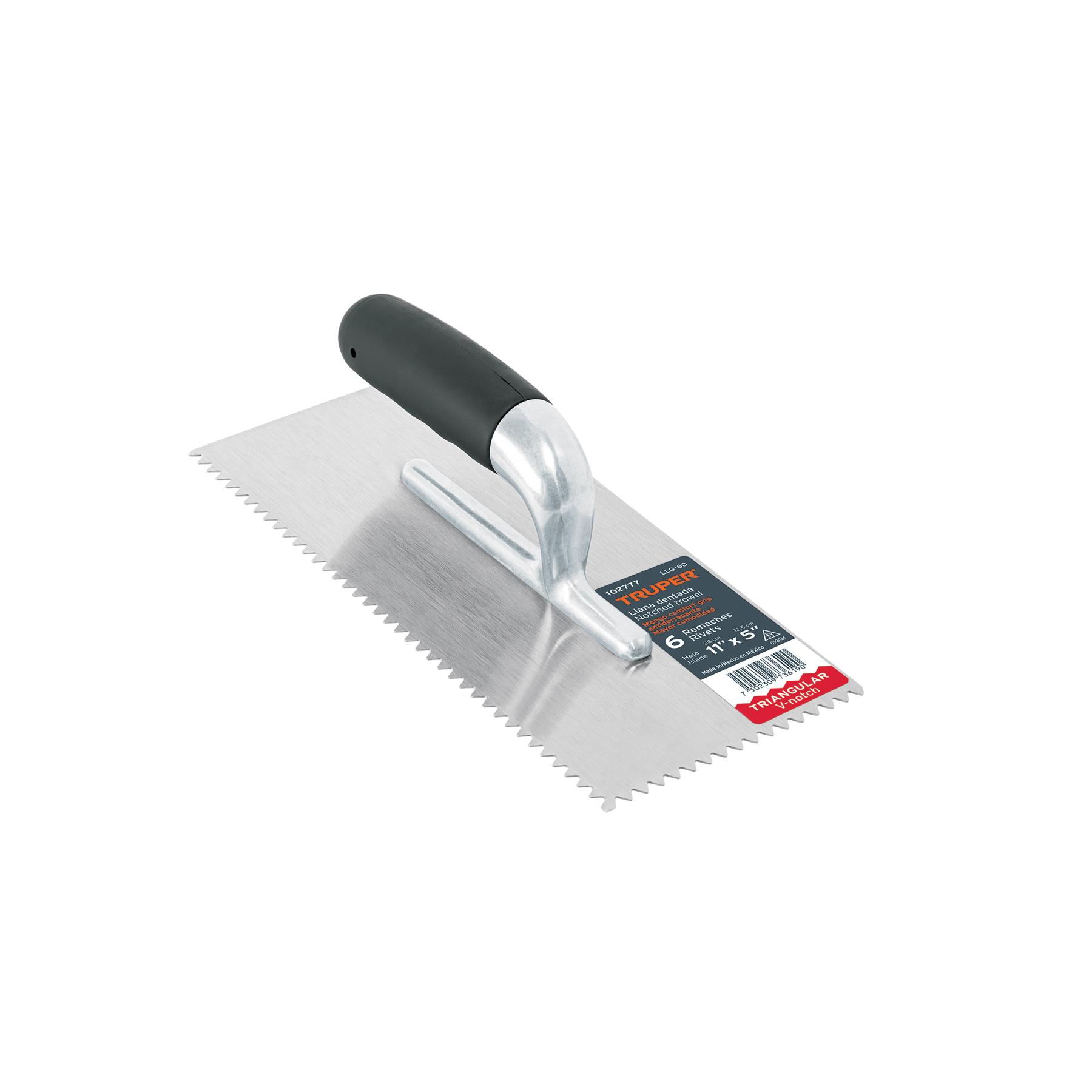 "LLANA 11"" DENTADO TRIANGULAR, 6 REMACHES, MGO COMFORT GRIP"