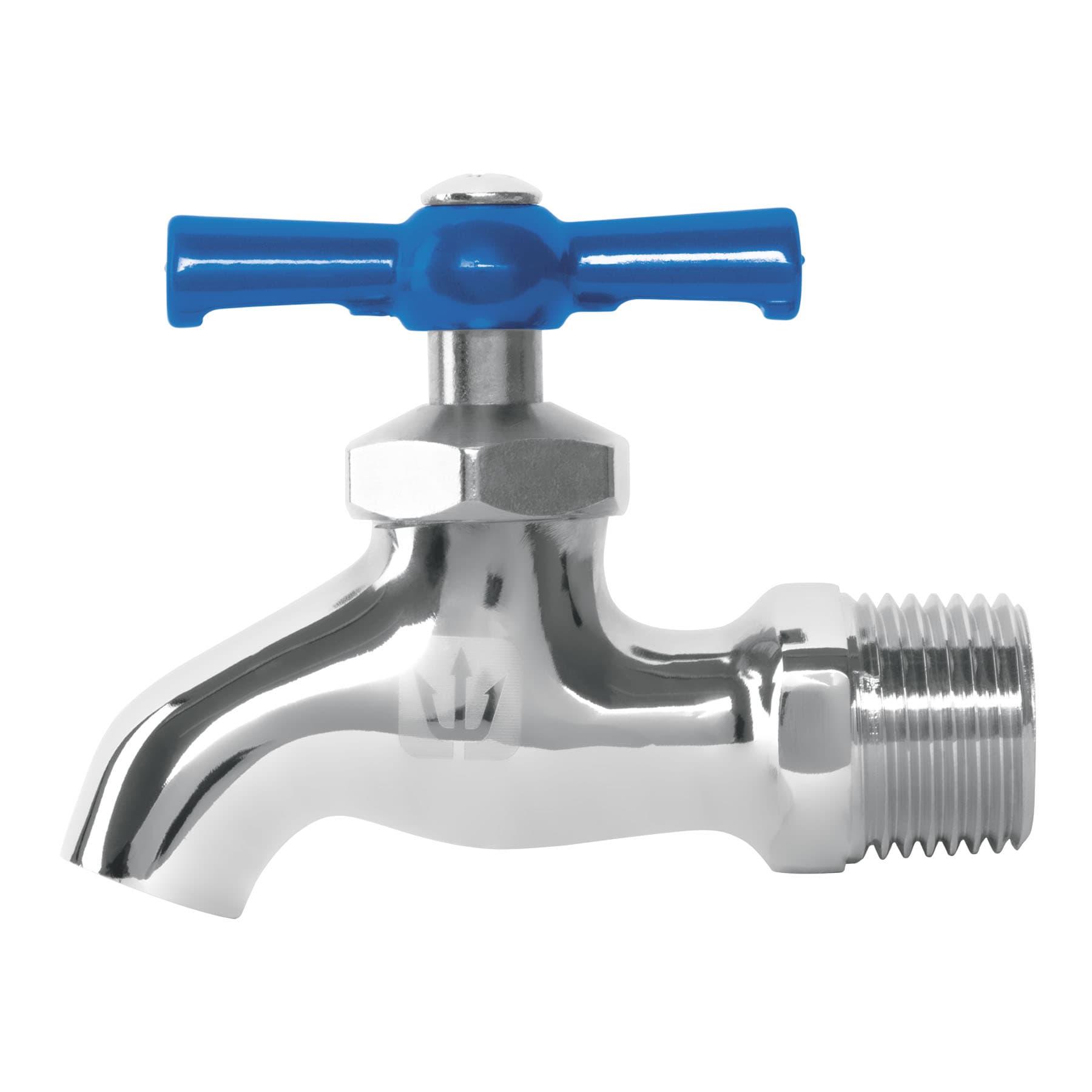 LLAVE DE NARIZ DE LATÓN CROMADO, 135 G, ENTRADA 1/2', FOSET