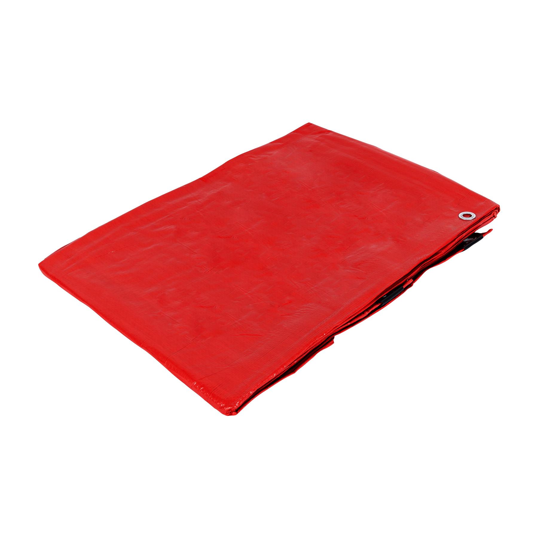 LONA 3 X 6 M, ROJA, PRETUL