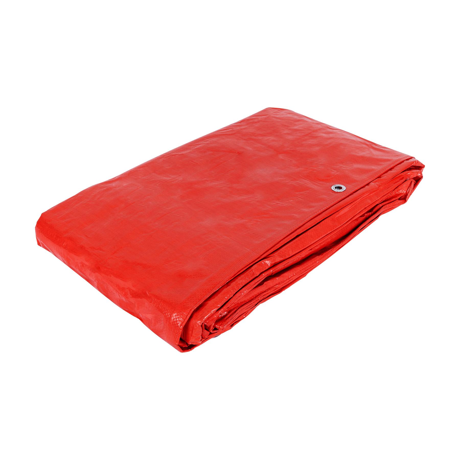 LONA 6 X 9 M, ROJA, PRETUL