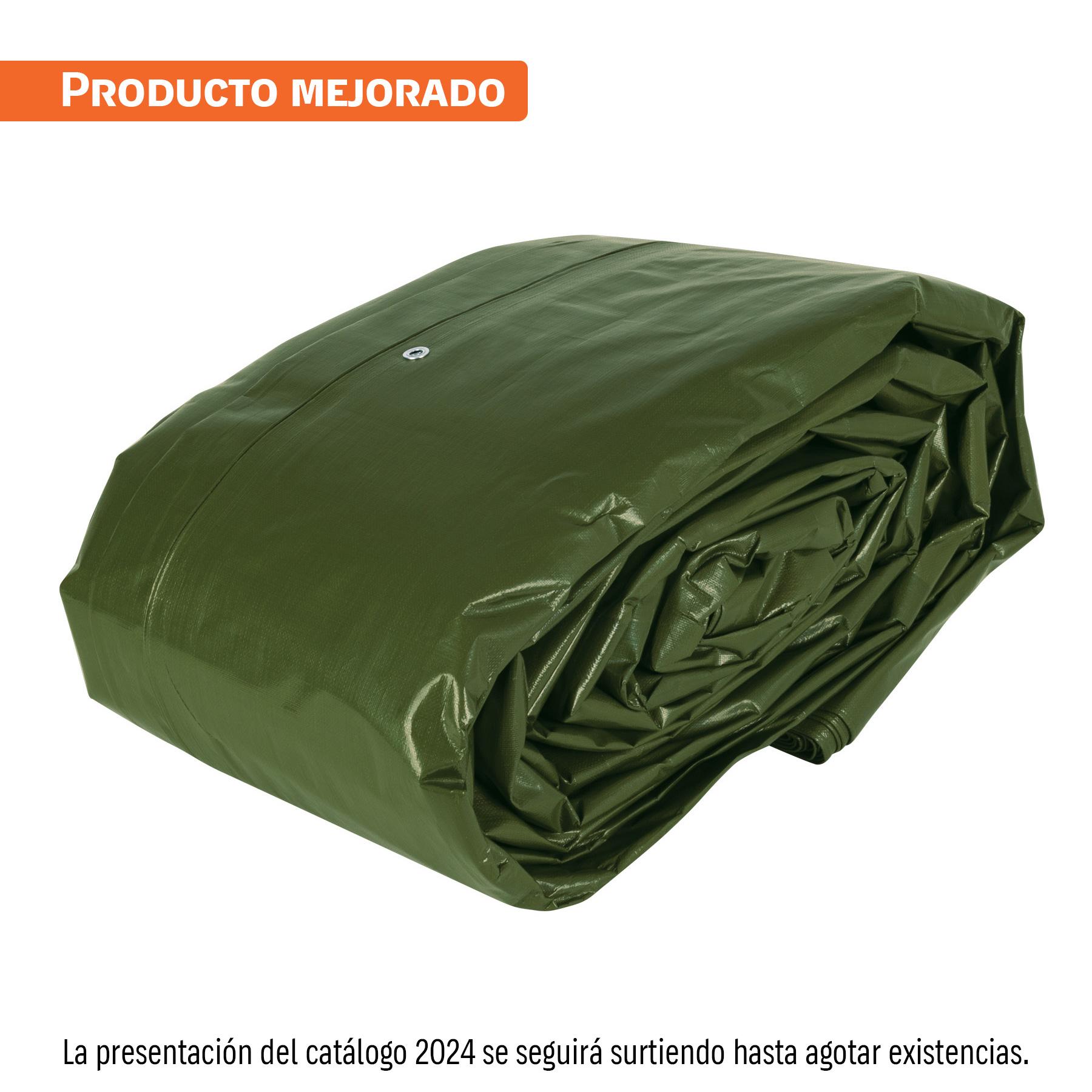 LONA USO RUDO 12X17 M, VERDE OLIVO, 240 G/M2, TRUPER EXPERT