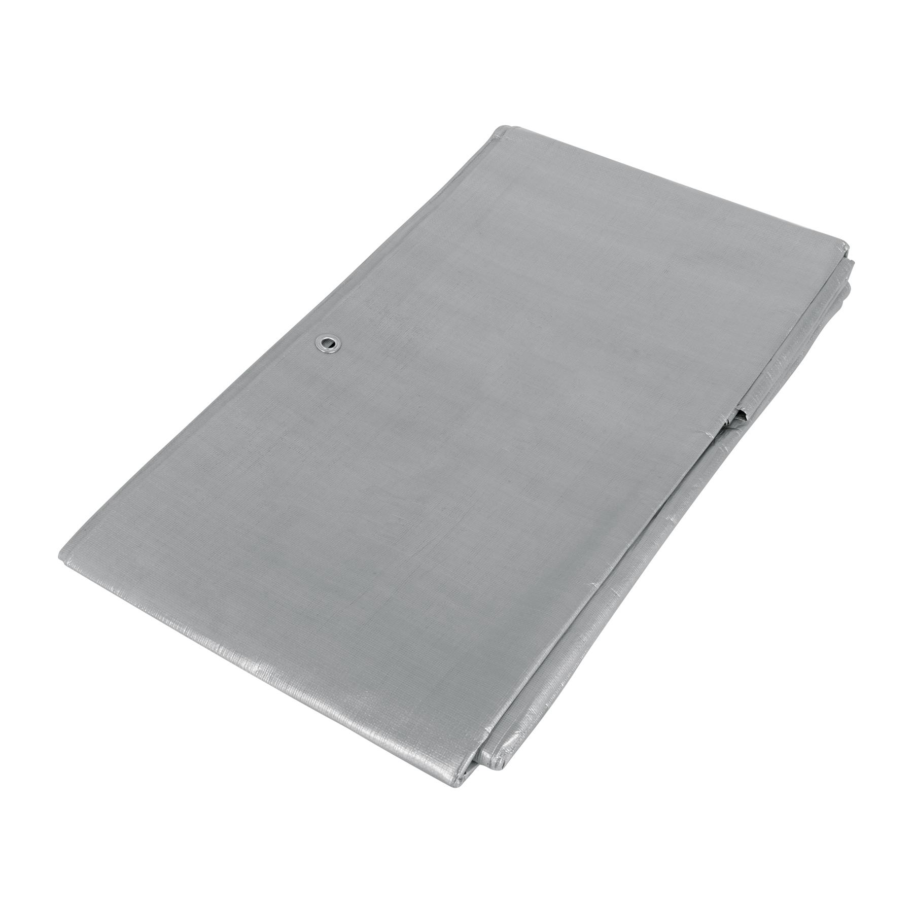 LONA DE POLIETILENO REFORZADA 3 X 4 M, GRIS, 180G/M2, TRUPER