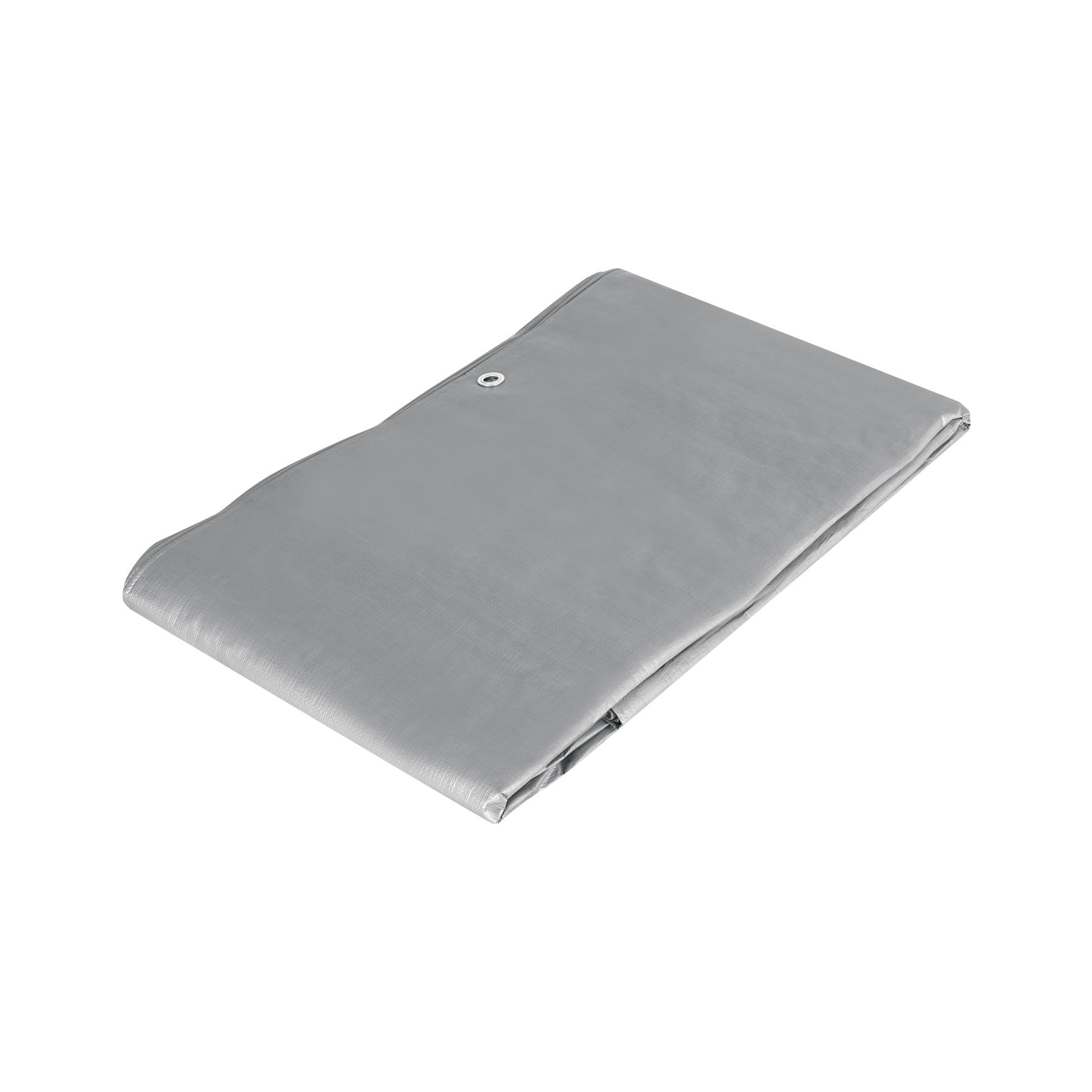 LONA DE POLIETILENO REFORZADA 4 X 5 M, GRIS, 180G/M2, TRUPER