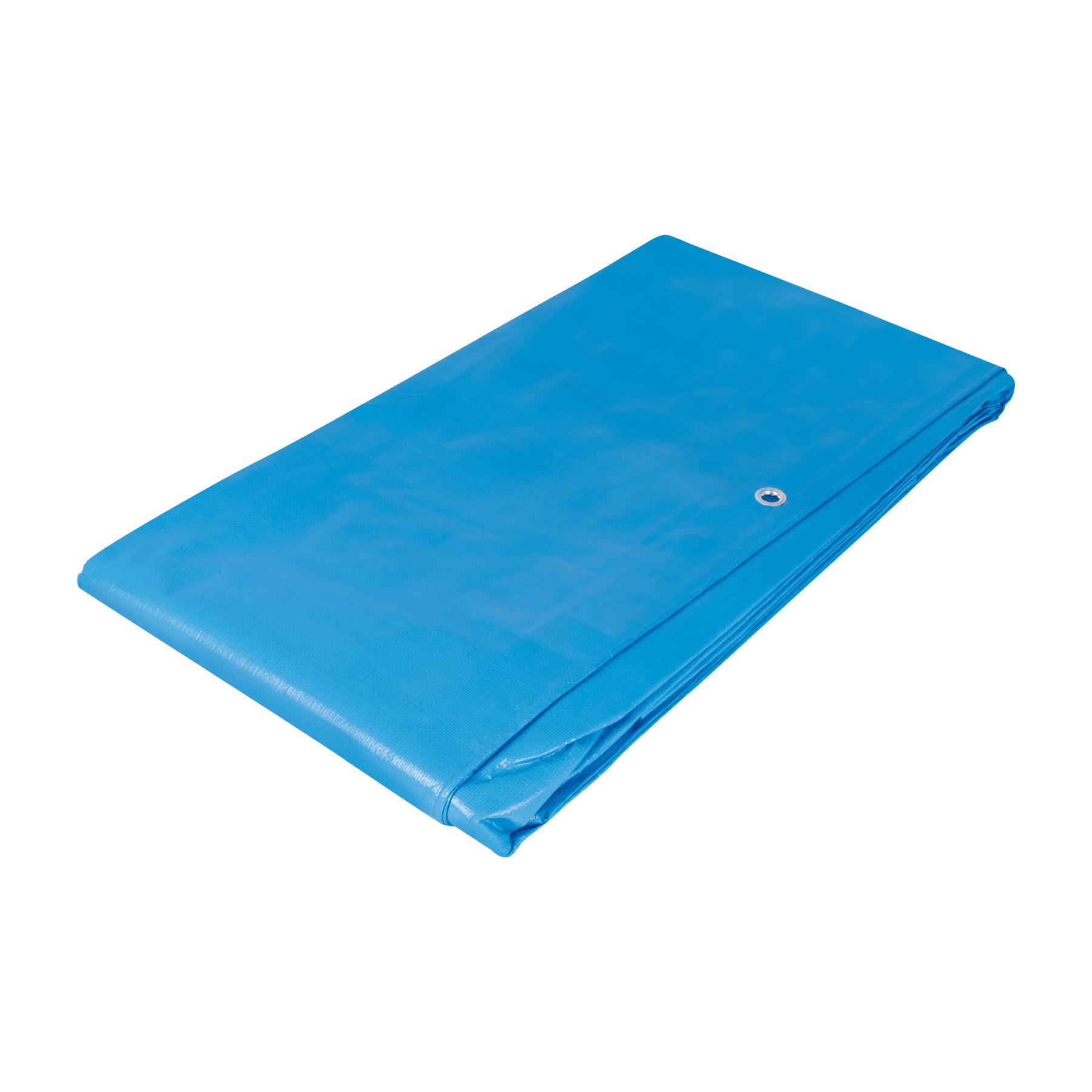 LONA DE POLIETILENO REFORZADA 4 X 6 M, AZUL, 180G/M2, TRUPER