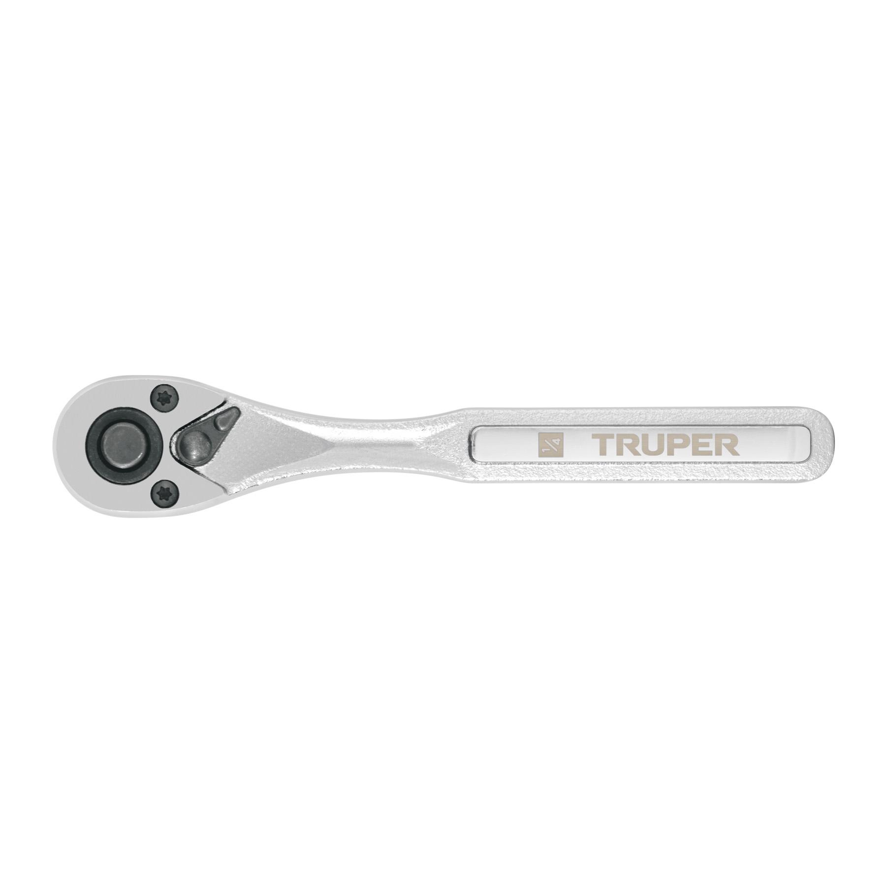 "MATRACA LIBERACIÓN RÁPIDA 72 DIENTES, CUADRO 1/4"", TRUPER"