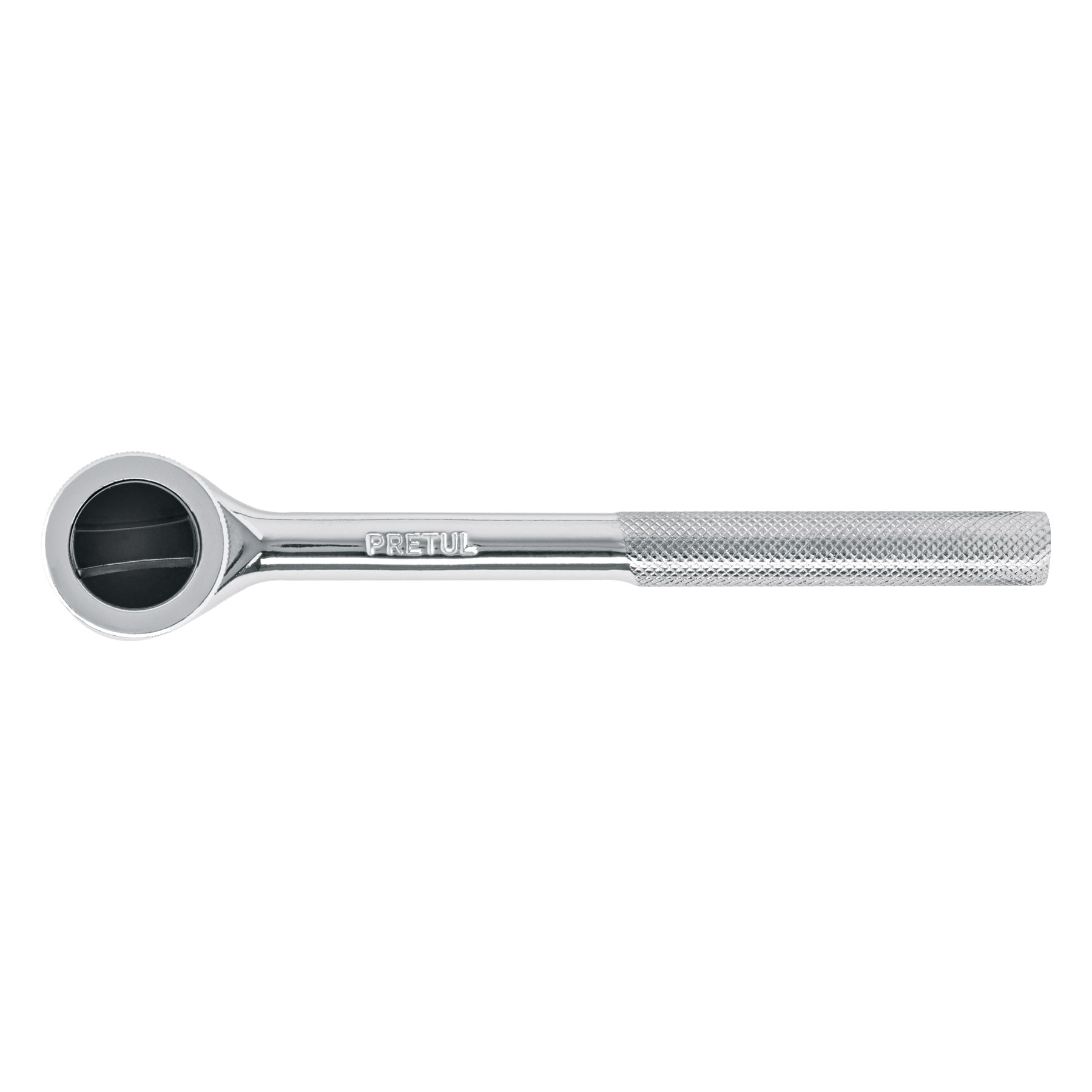 MATRACA CUADRO 3/8' CABEZA REDONDA CON DISCO, PRETUL