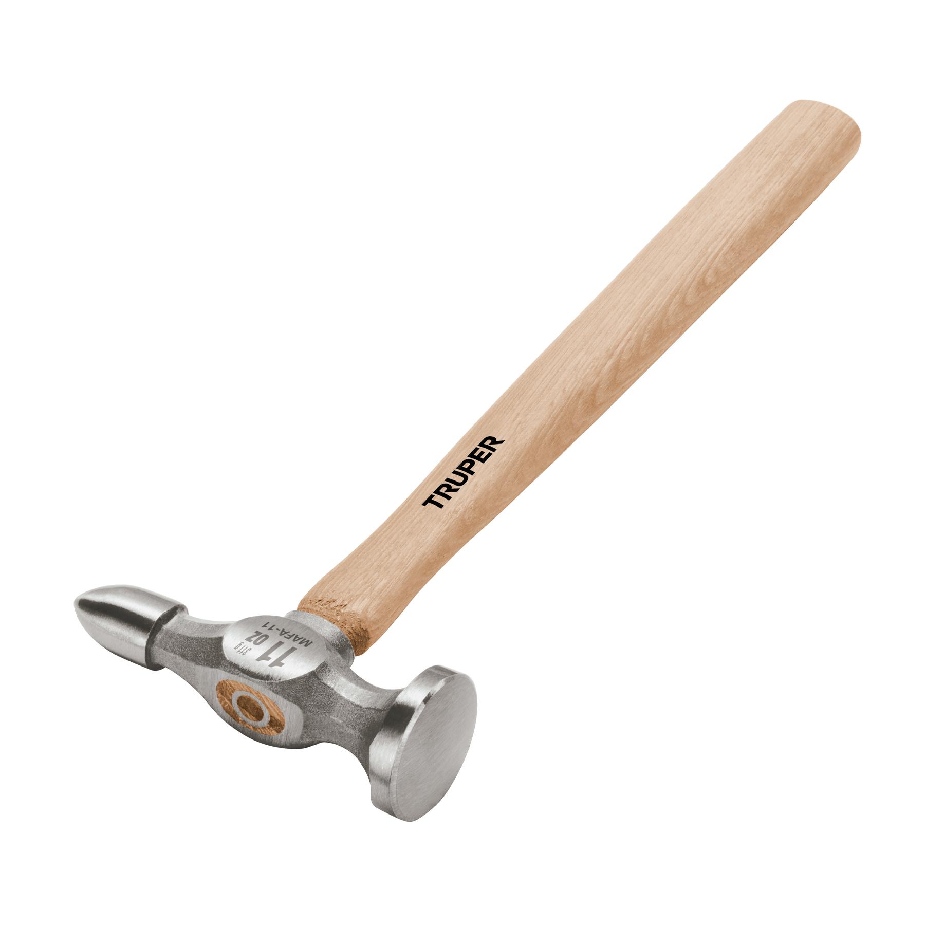 "MARTILLO DESABOLLADOR 11 OZ FINO, MANGO 12"", TRUPER"