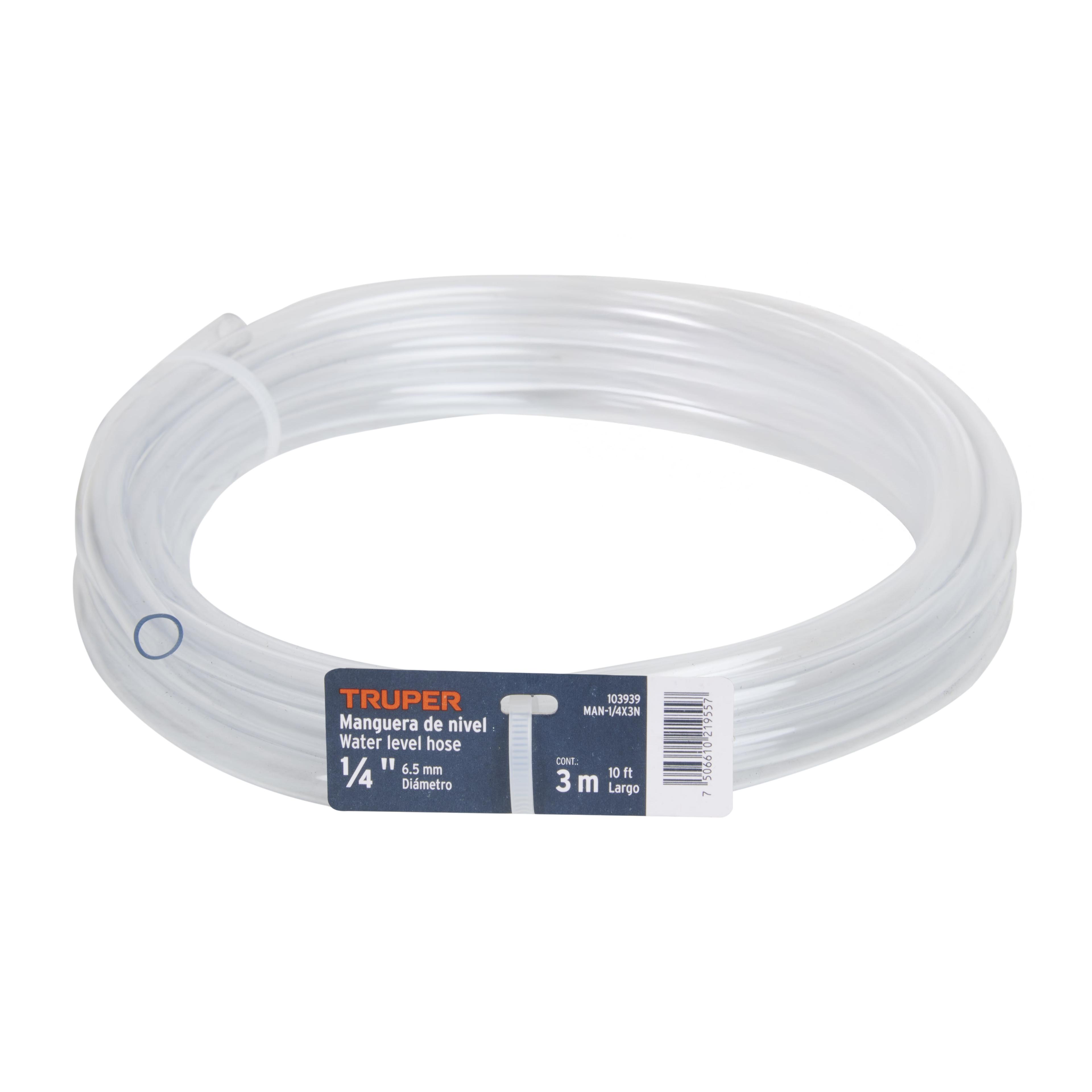 "MANGUERA DE NIVEL, 1/4"", ROLLO DE 3M, TRUPER"