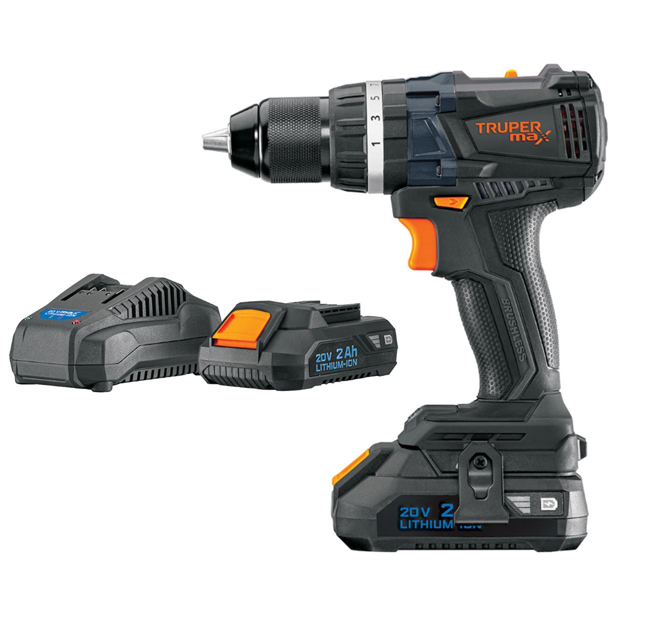 "ROTOMARTILLO 1/2"", 20V, 2 BATERÍAS 2AH, MAX"
