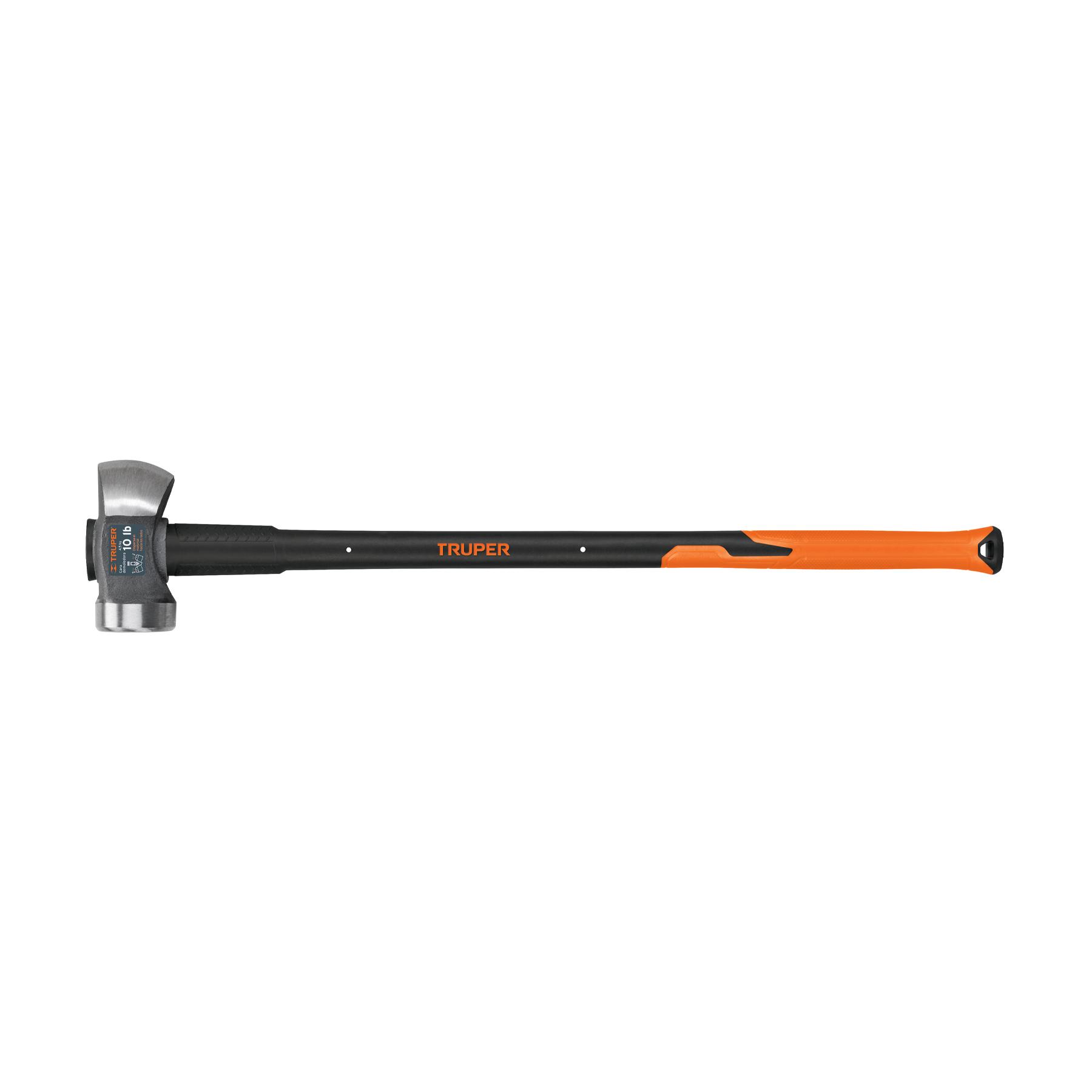 "MARRO DEMOLEDOR 10 LB, MANGO FIBRA DE VIDRIO 36"", TRUPER"