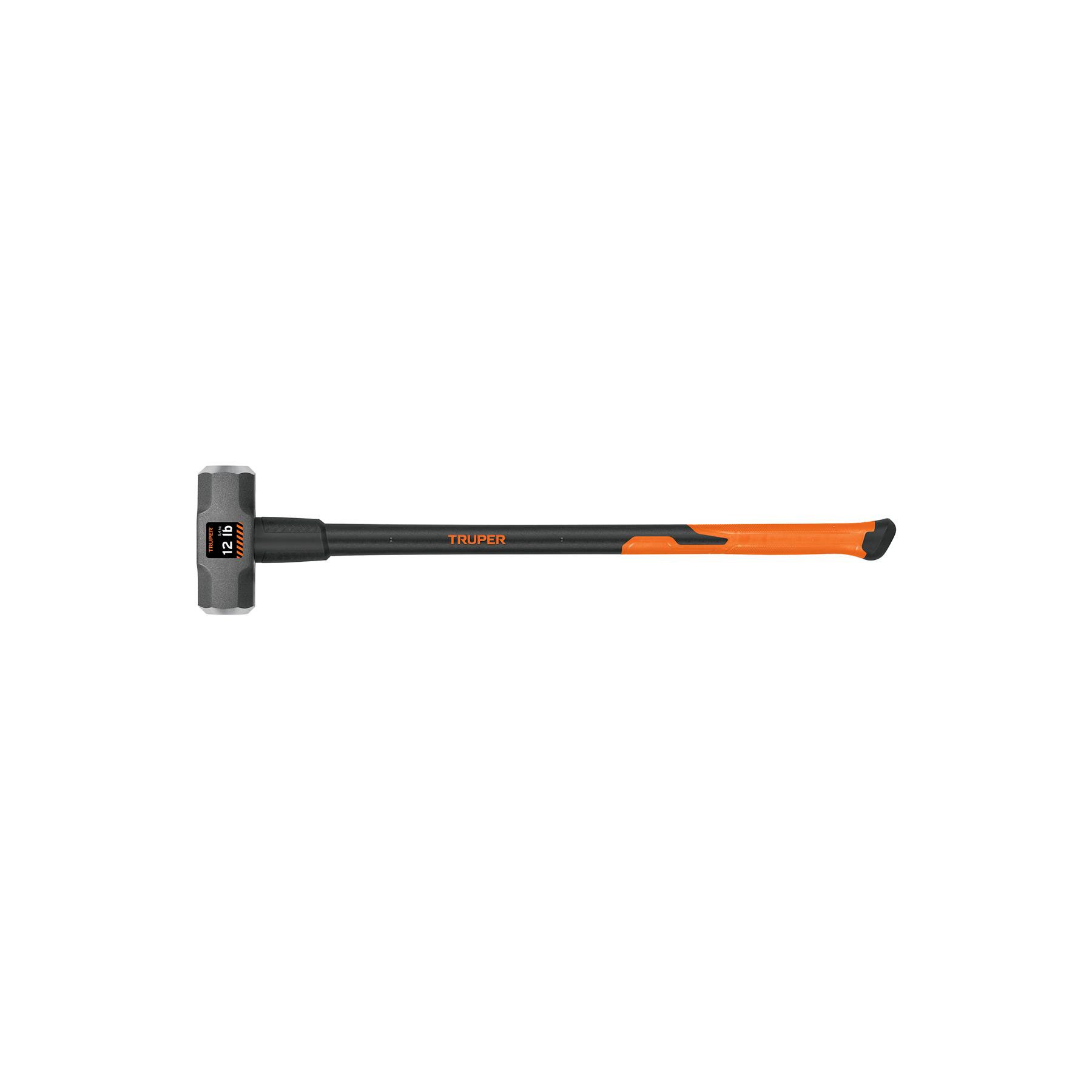 "MARRO OCTAGONAL 12 LB, MANGO FIBRA DE VIDRIO 36"", TRUPER"