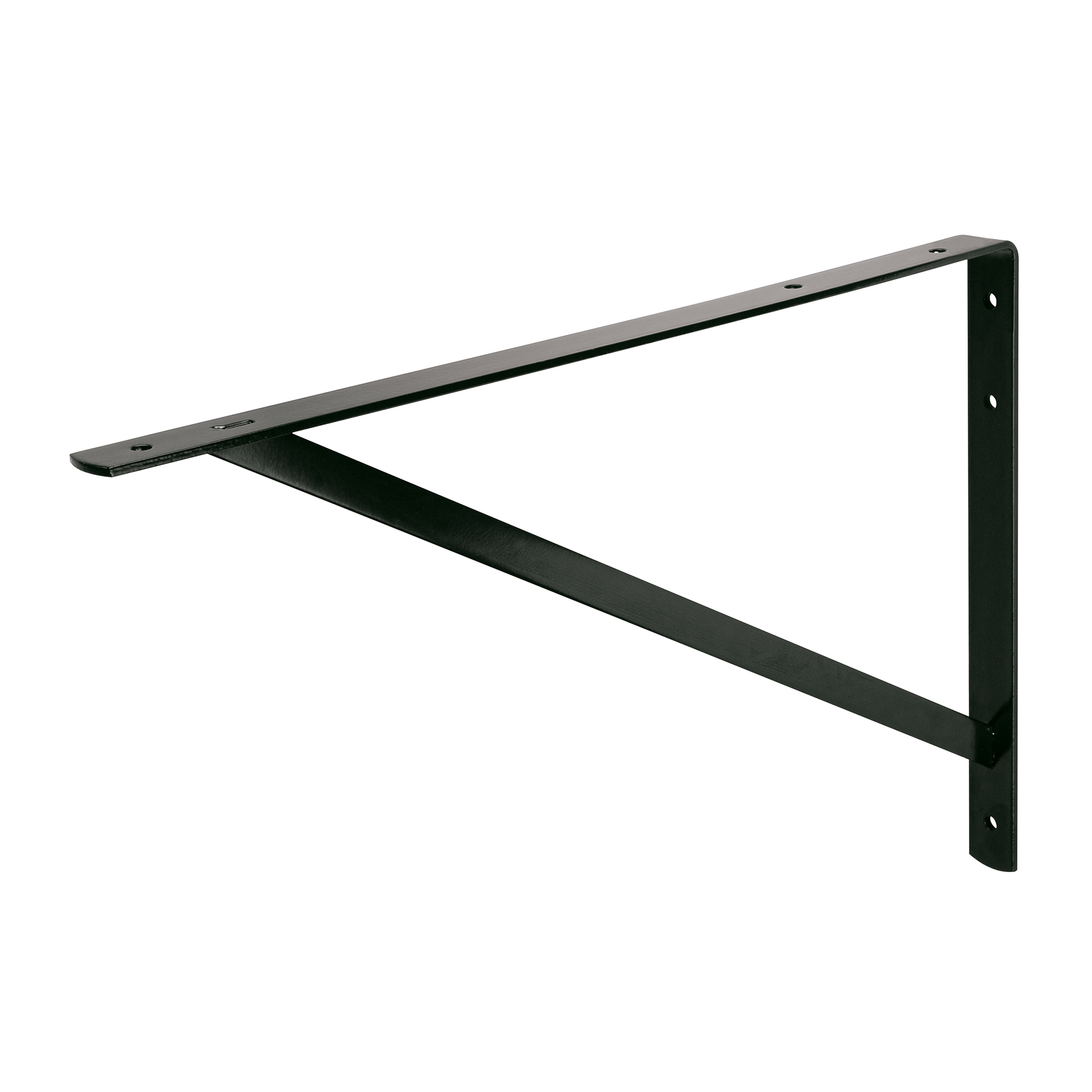 MÉNSULA DE ACERO REFORZADA NEGRA 13 X 20', FIERO