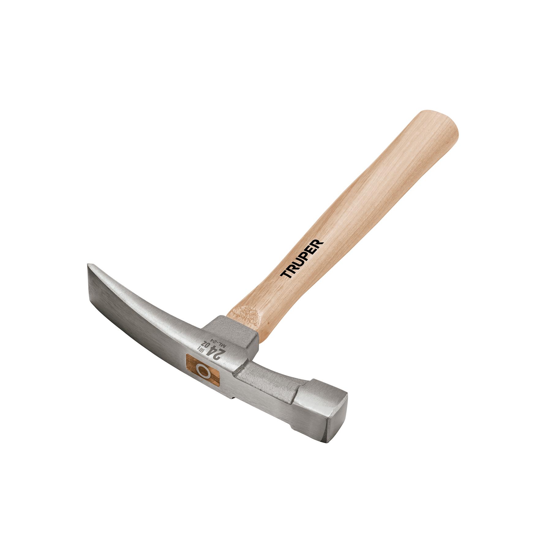 "MARTILLO 24 OZ LADRILLERO, MANGO 12"", TRUPER"