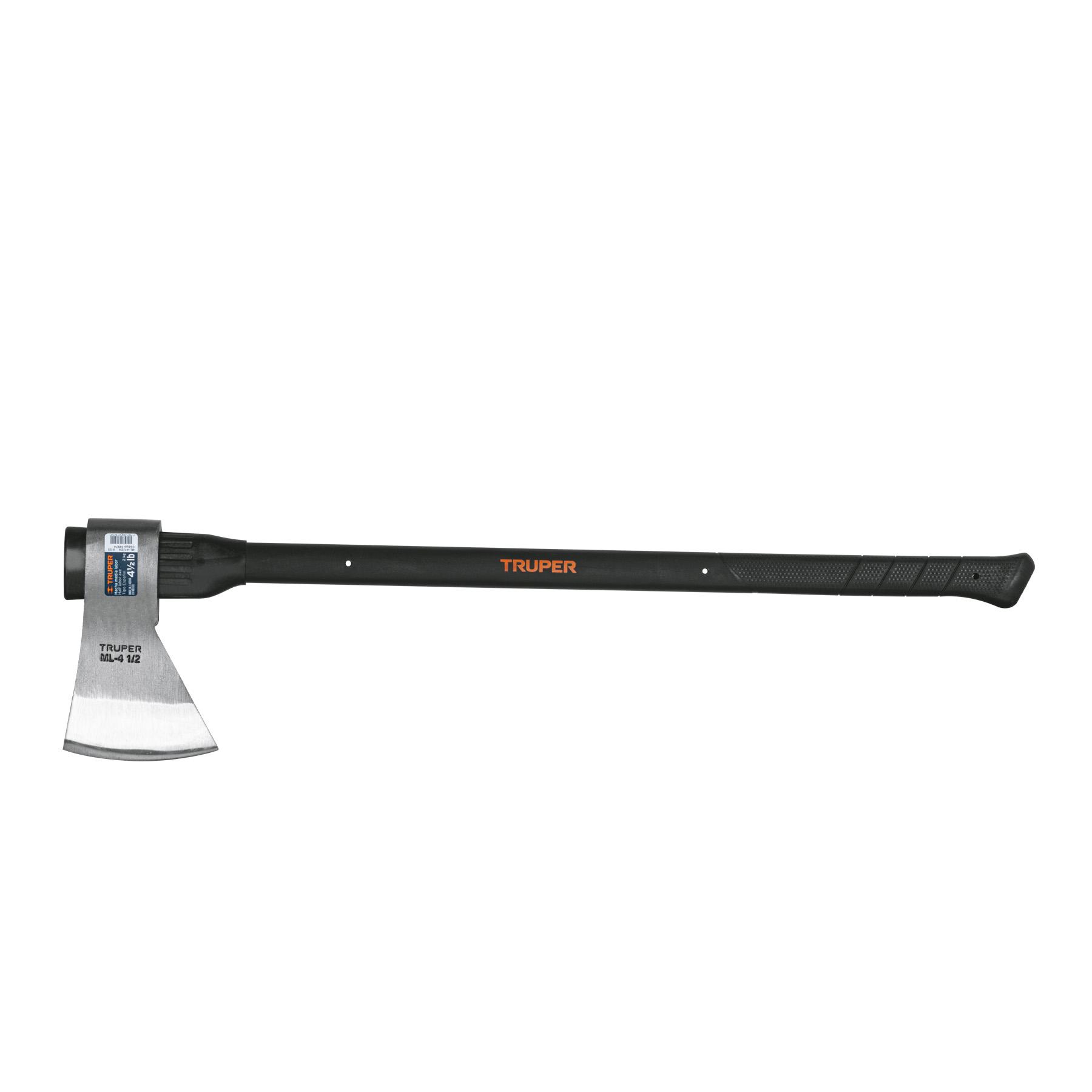 "HACHA MEDIA LABOR 4-1/2 LB, MANGO FIBRA DE VIDRIO 36"",TRUPER"