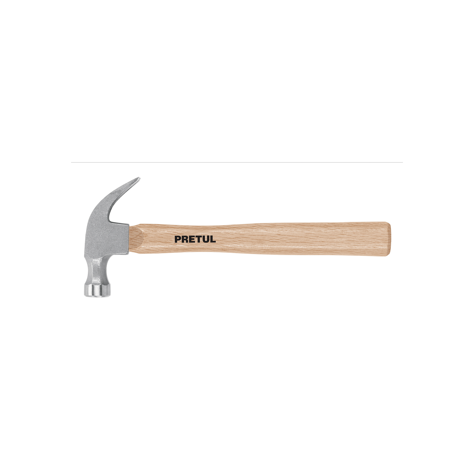 MARTILLO UÑA CURVA 16 OZ, PRETUL