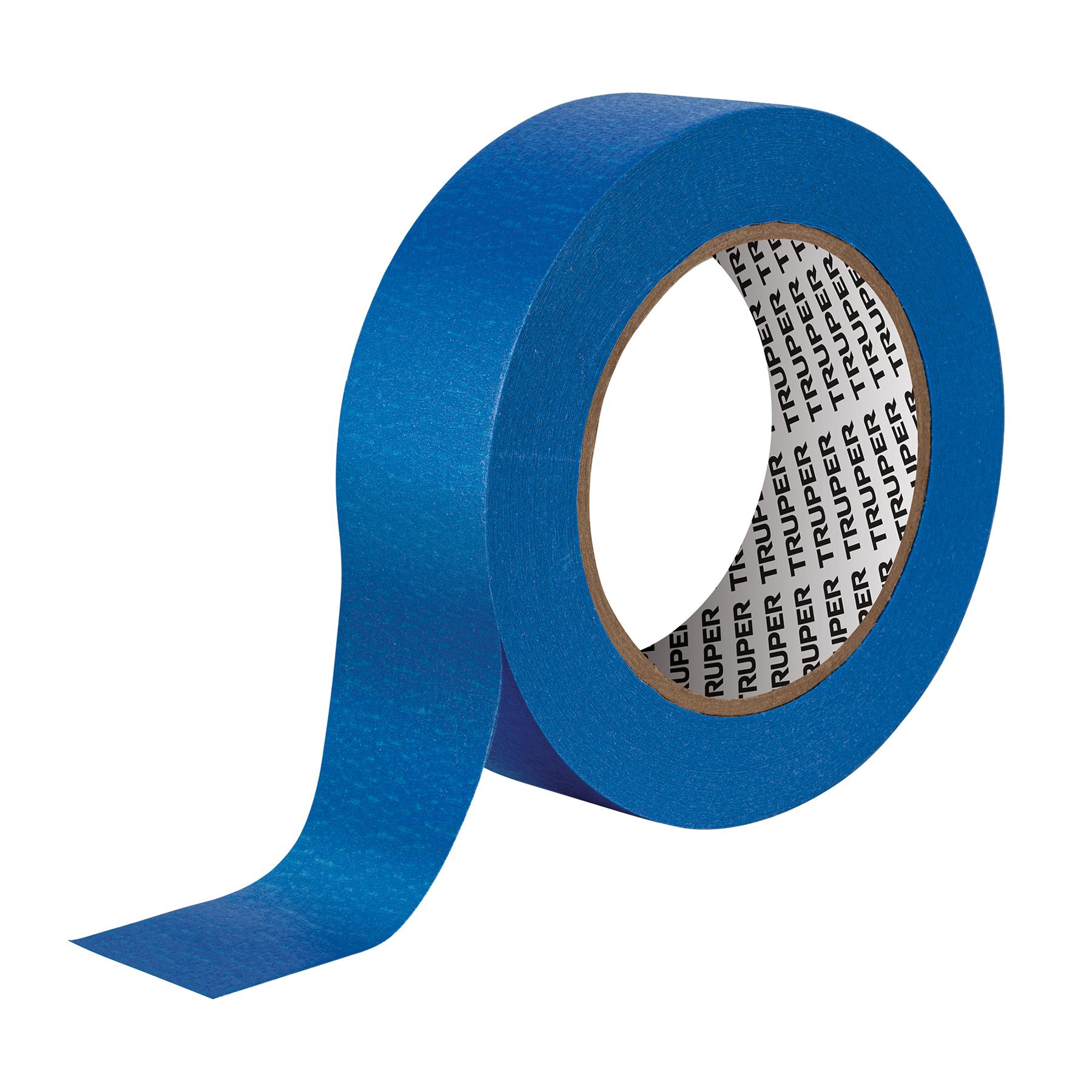 "CINTA MASKING TAPE AZUL DE 1-1/2"" X 50 M PARA PINTOR, TRUPER"