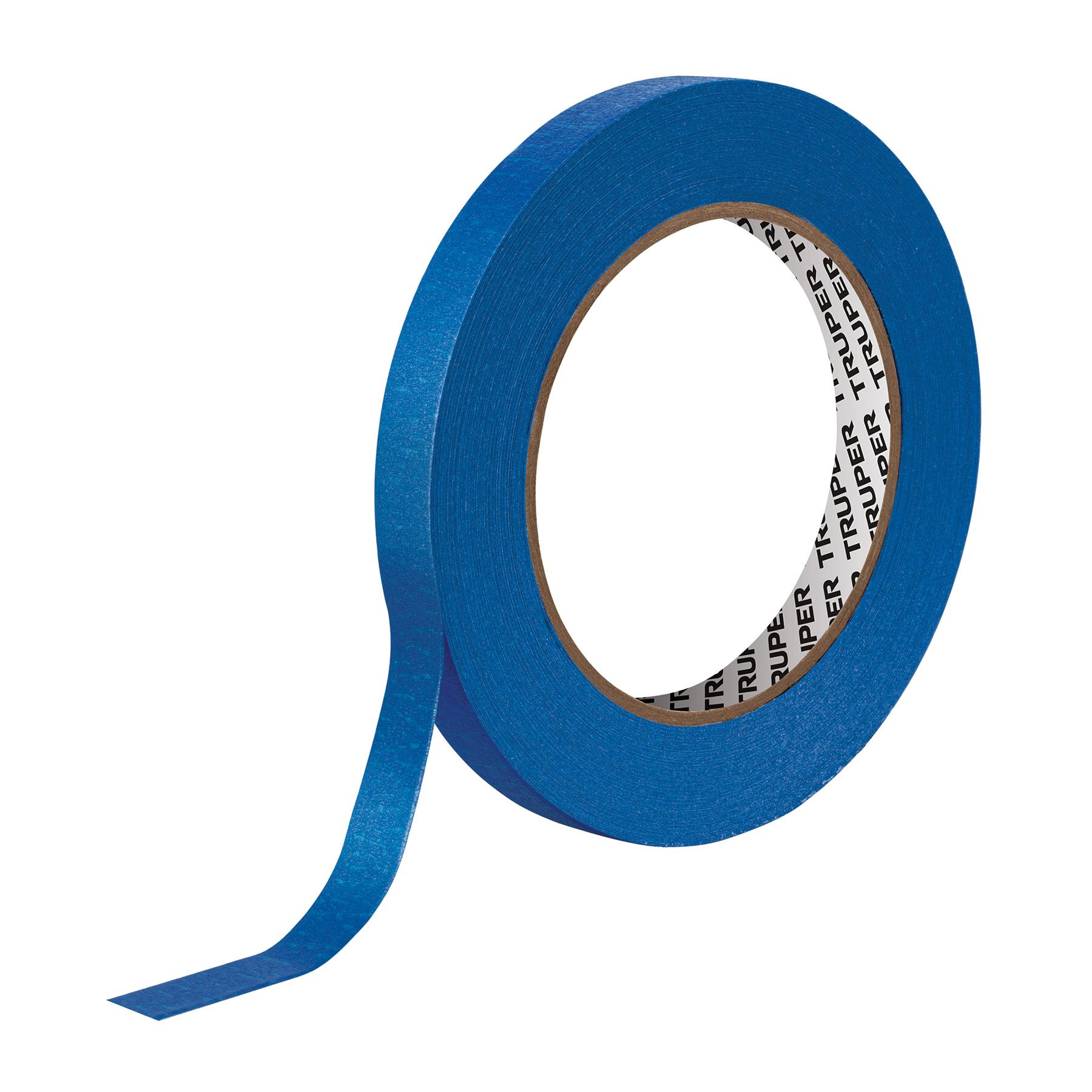 "CINTA MASKING TAPE AZUL DE 1/2"" X 50 M PARA PINTOR, TRUPER"