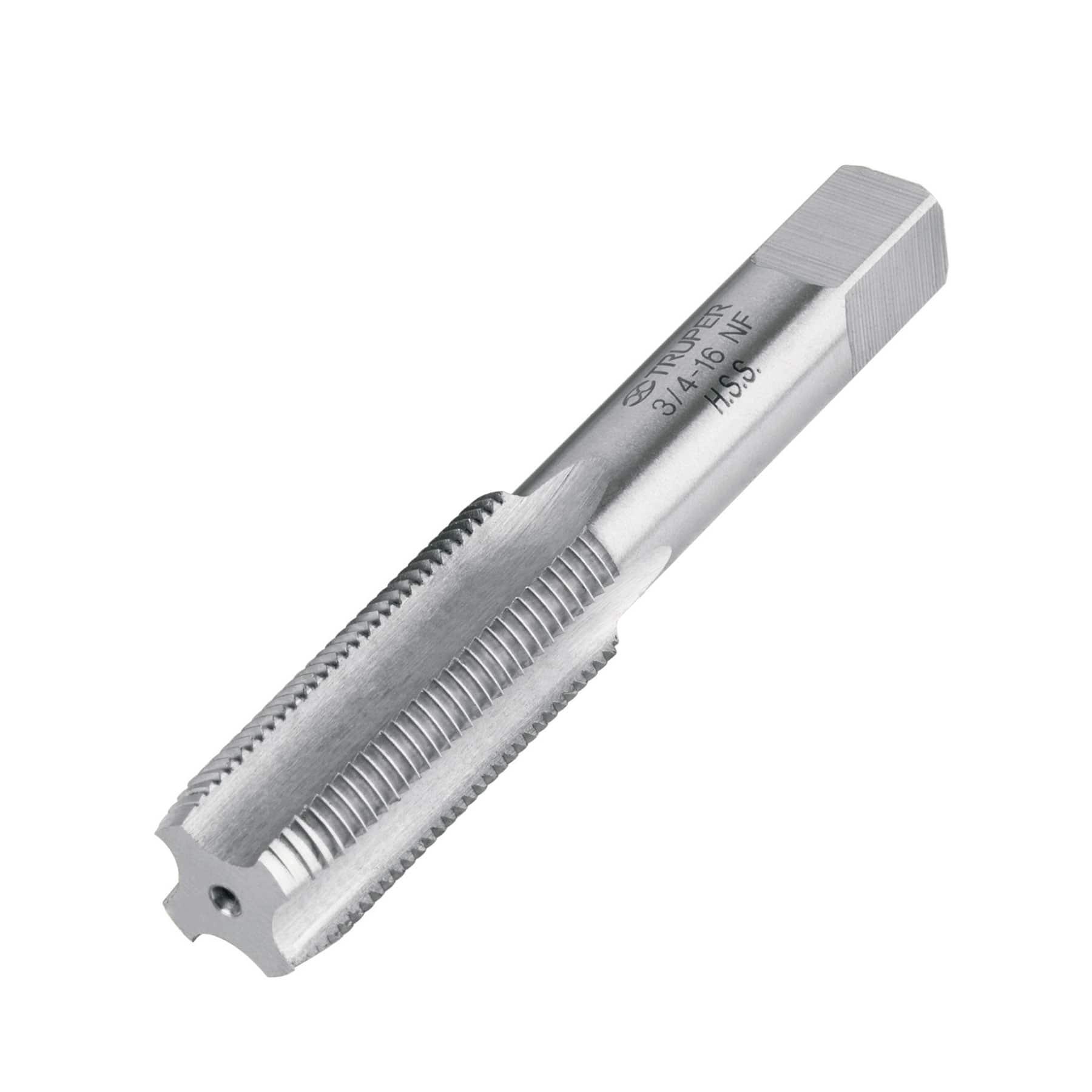 "MACHUELO SEMICÓNICO 3/4""X16 UNF, ESTUCHE INDIVIDUAL, TRUPER"