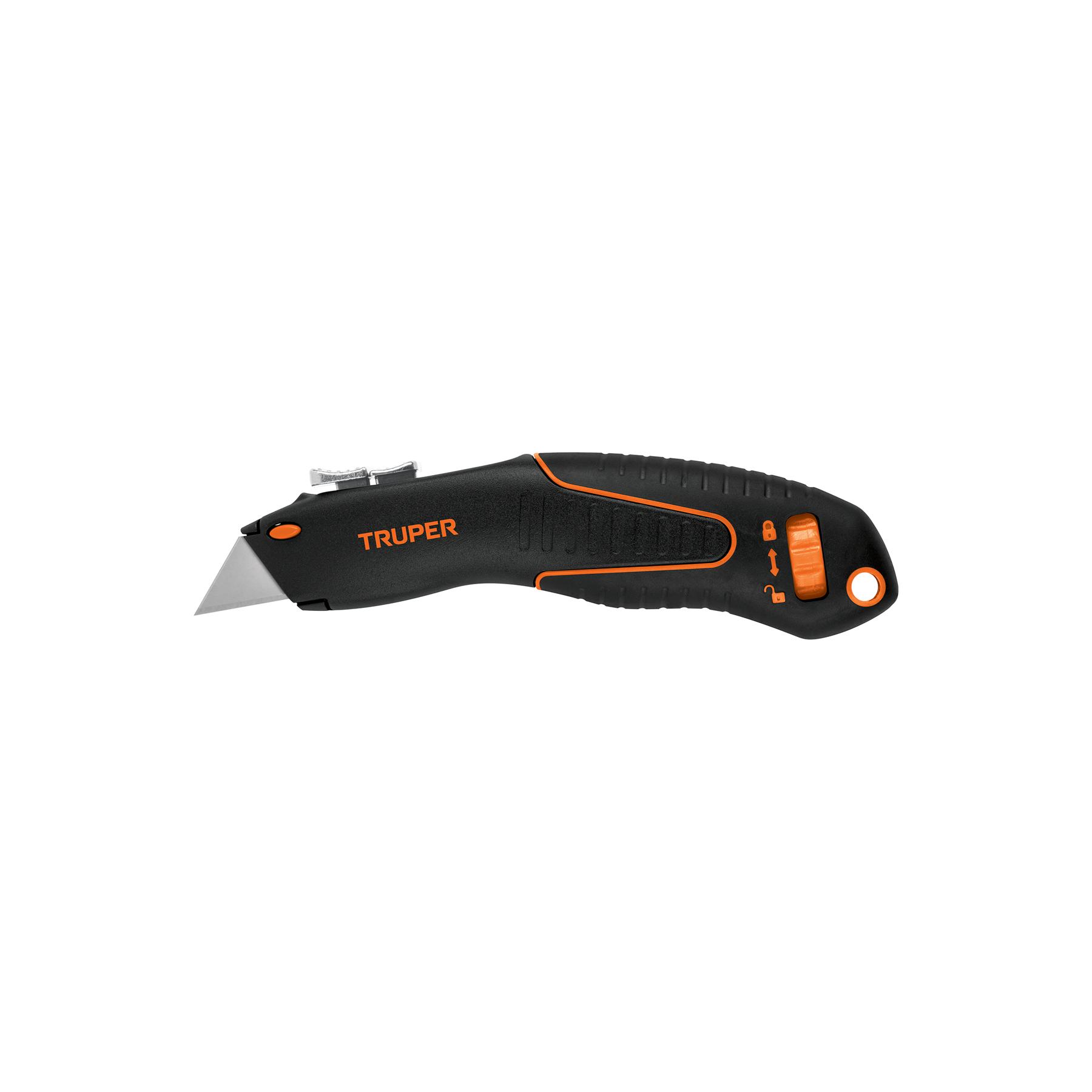 "NAVAJA AUTO-RETRÁCTIL DE SEGURIDAD 7"", TRUPER"