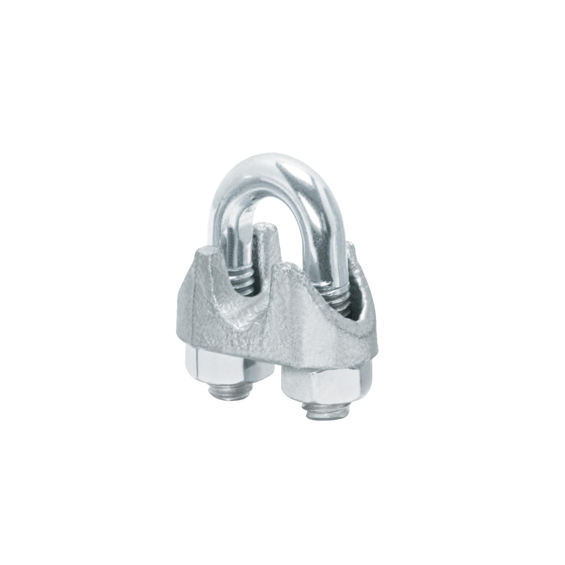 "BLÍSTER C/2 NUDOS (PERROS) DE HIERRO P/CABLE DE 5/16"", FIERO"