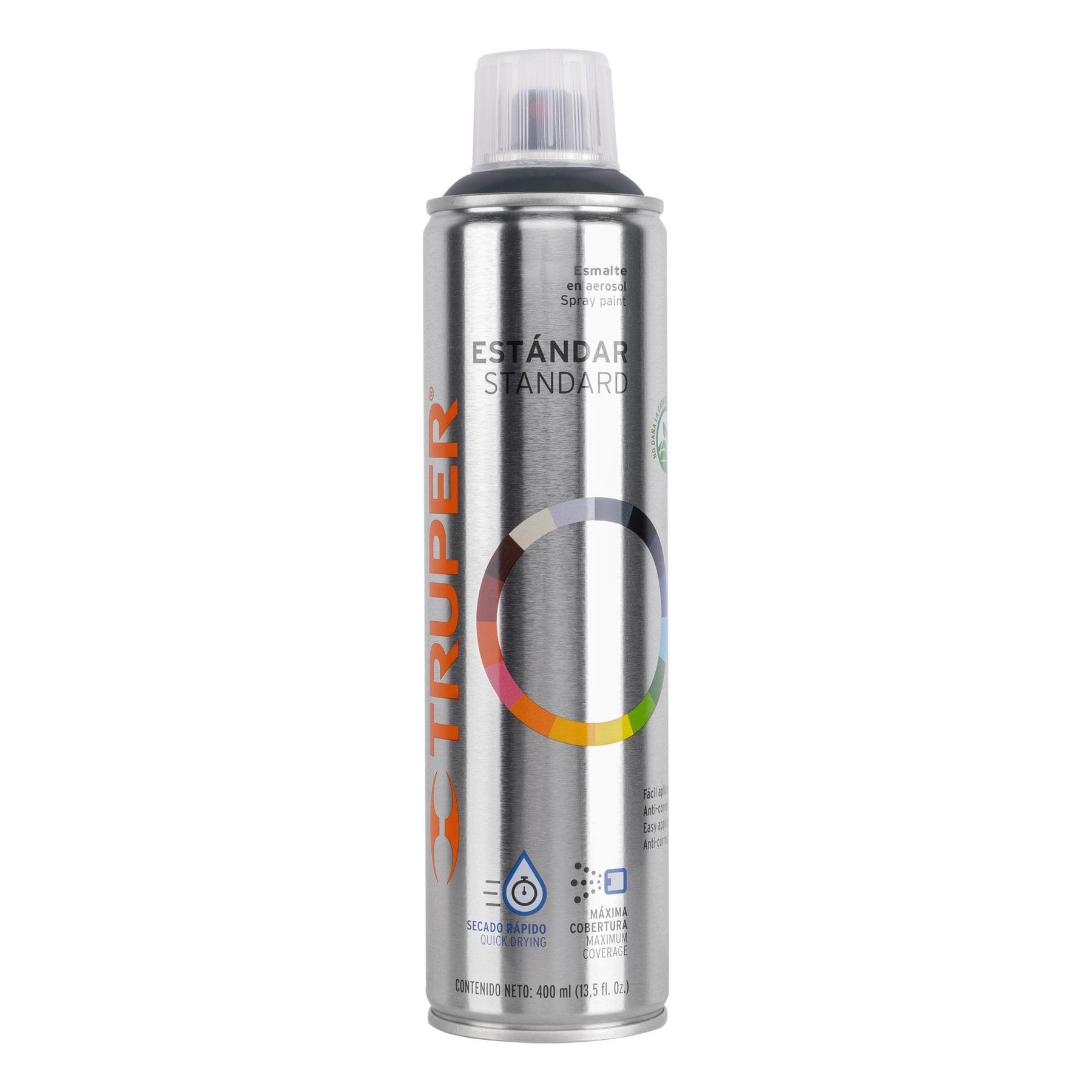 PINTURA EN AEROSOL, GRIS OBSCURO, BOTE ESBELTO, 400 ML