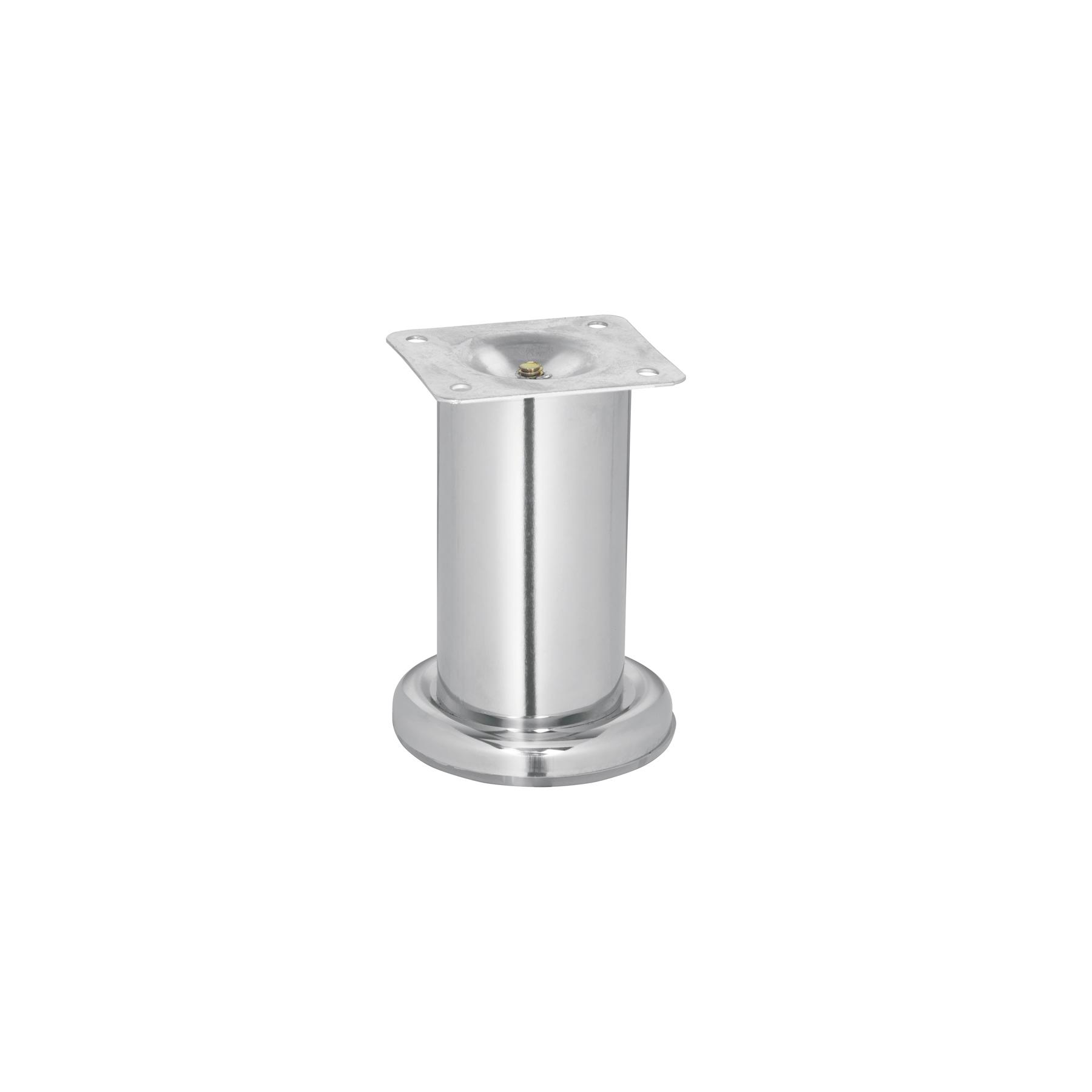PATA PARA SOFÁ Y MUEBLE, CROMO, 100 MM