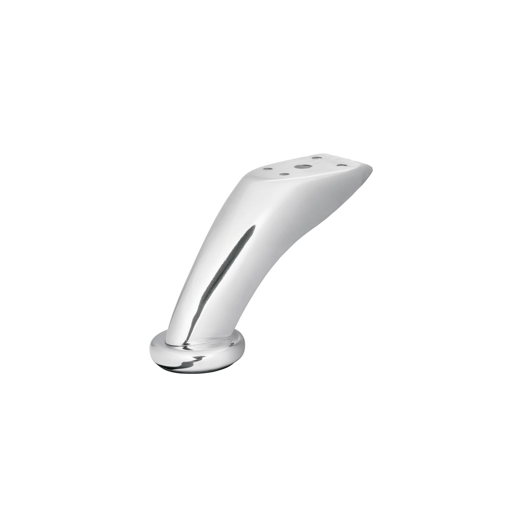 PATA PARA SOFÁ Y MUEBLE, CROMO, 90 MM