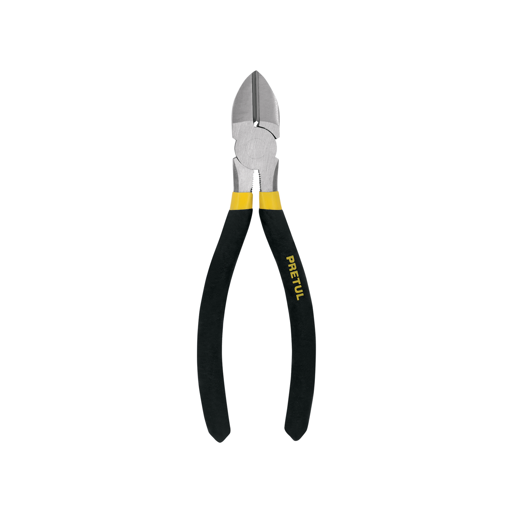 PINZA DE CORTE DIAGONAL 7' MANGO DE VINIL, PRETUL