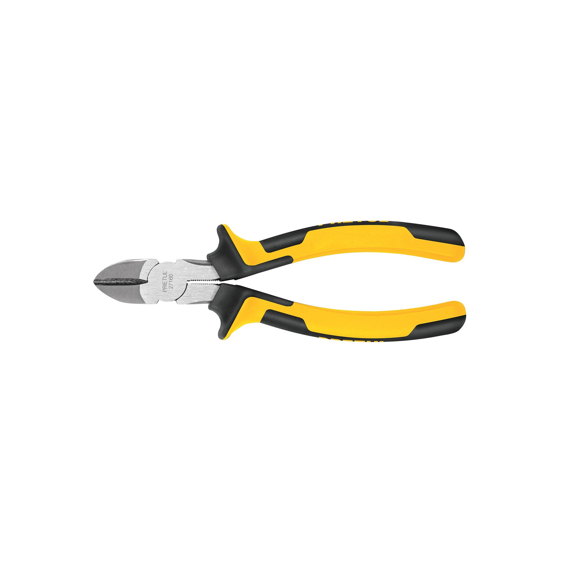 "PINZA DE CORTE DIAGONAL 8"" MANGO COMFORT GRIP, PRETUL"