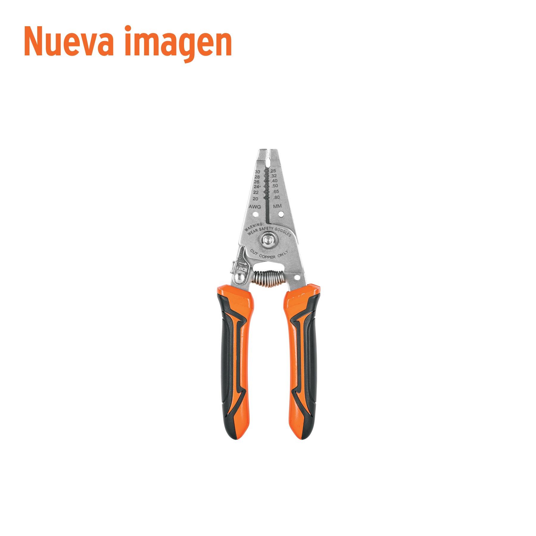 "PINZA 6"" PELA CABLES, 30 A 20 AWG, TRUPER"
