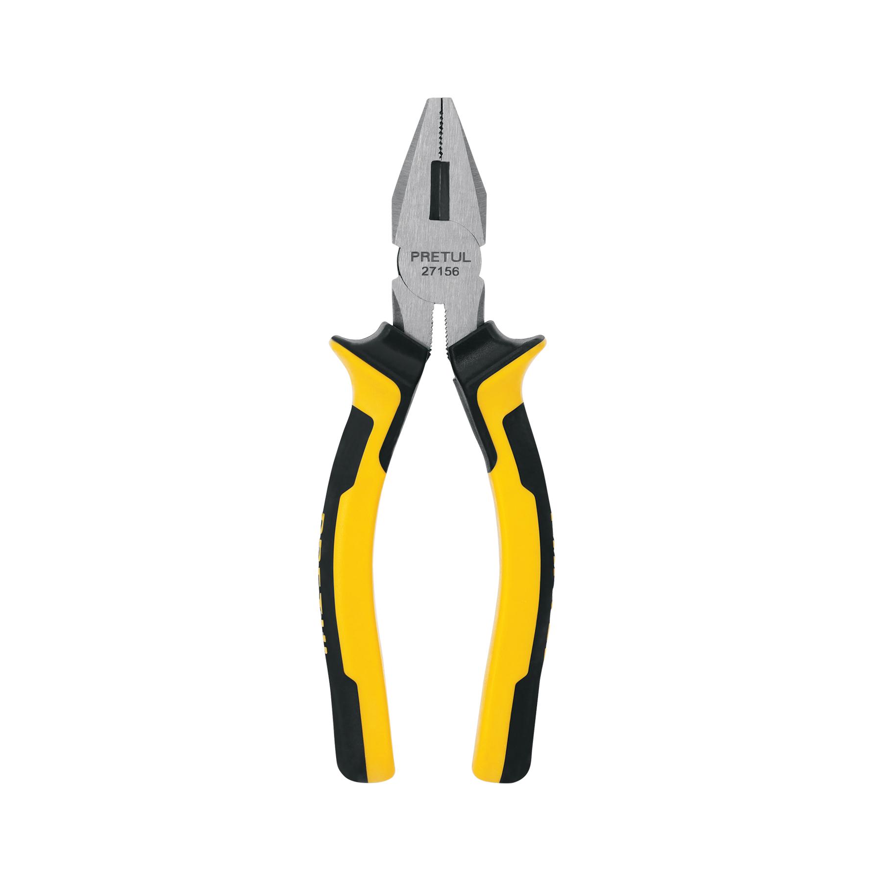 "PINZA PARA ELECTRICISTA 6"" MANGO COMFORT GRIP, PRETUL"