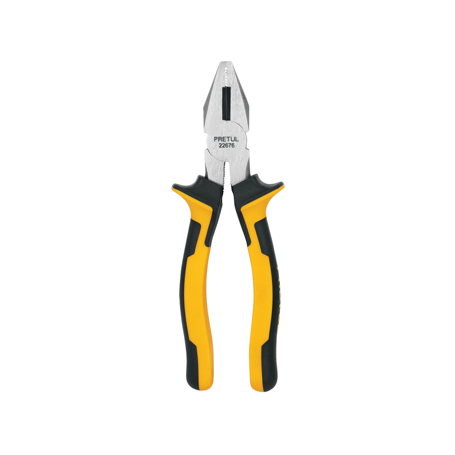 PINZA PARA ELECTRICISTA 7' MANGO COMFORT GRIP, PRETUL