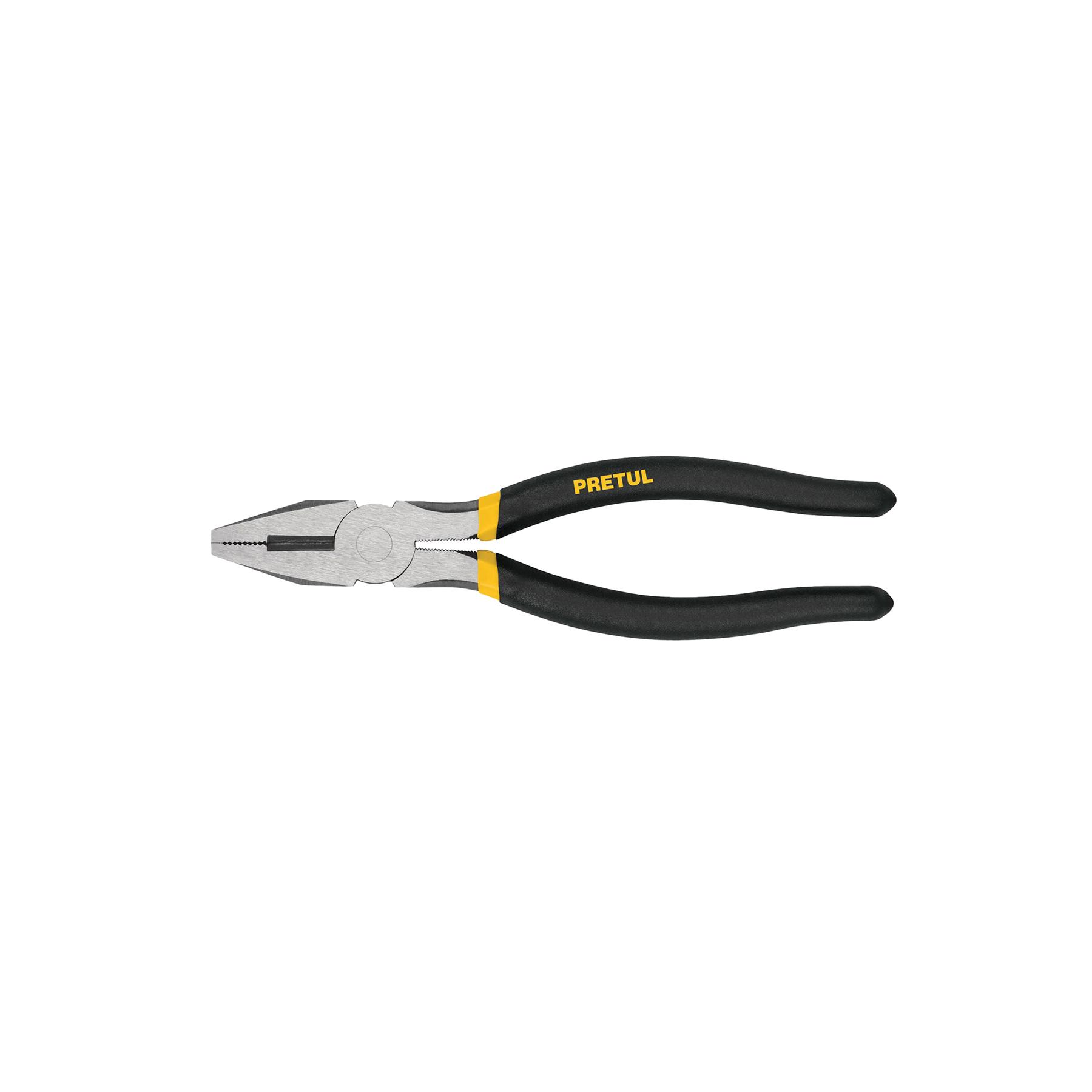 "PINZA PARA ELECTRICISTA 8"" MANGO DE VINIL, A GRANEL, PRETUL"