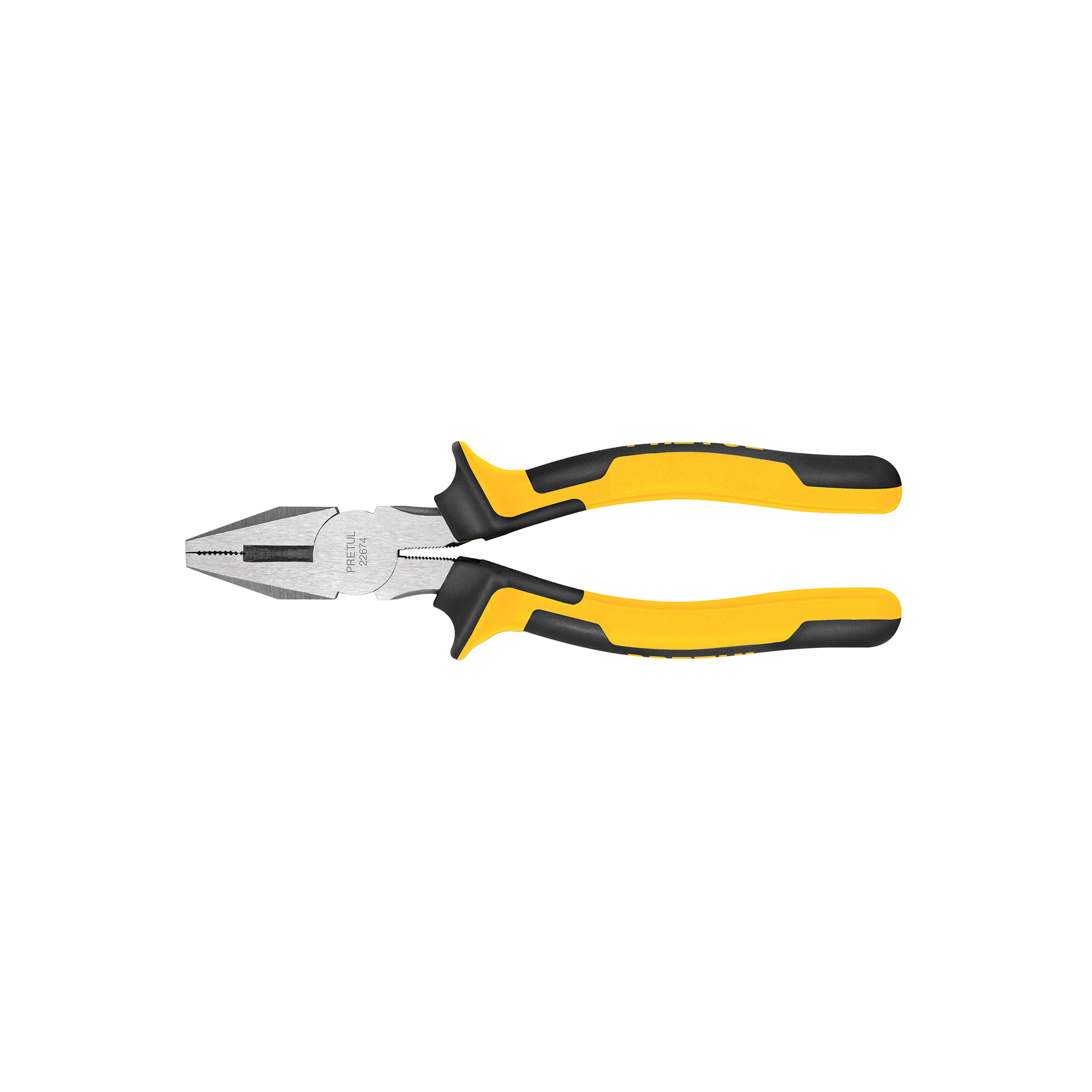 PINZA PARA ELECTRICISTA 8' MANGO COMFORT GRIP, PRETUL
