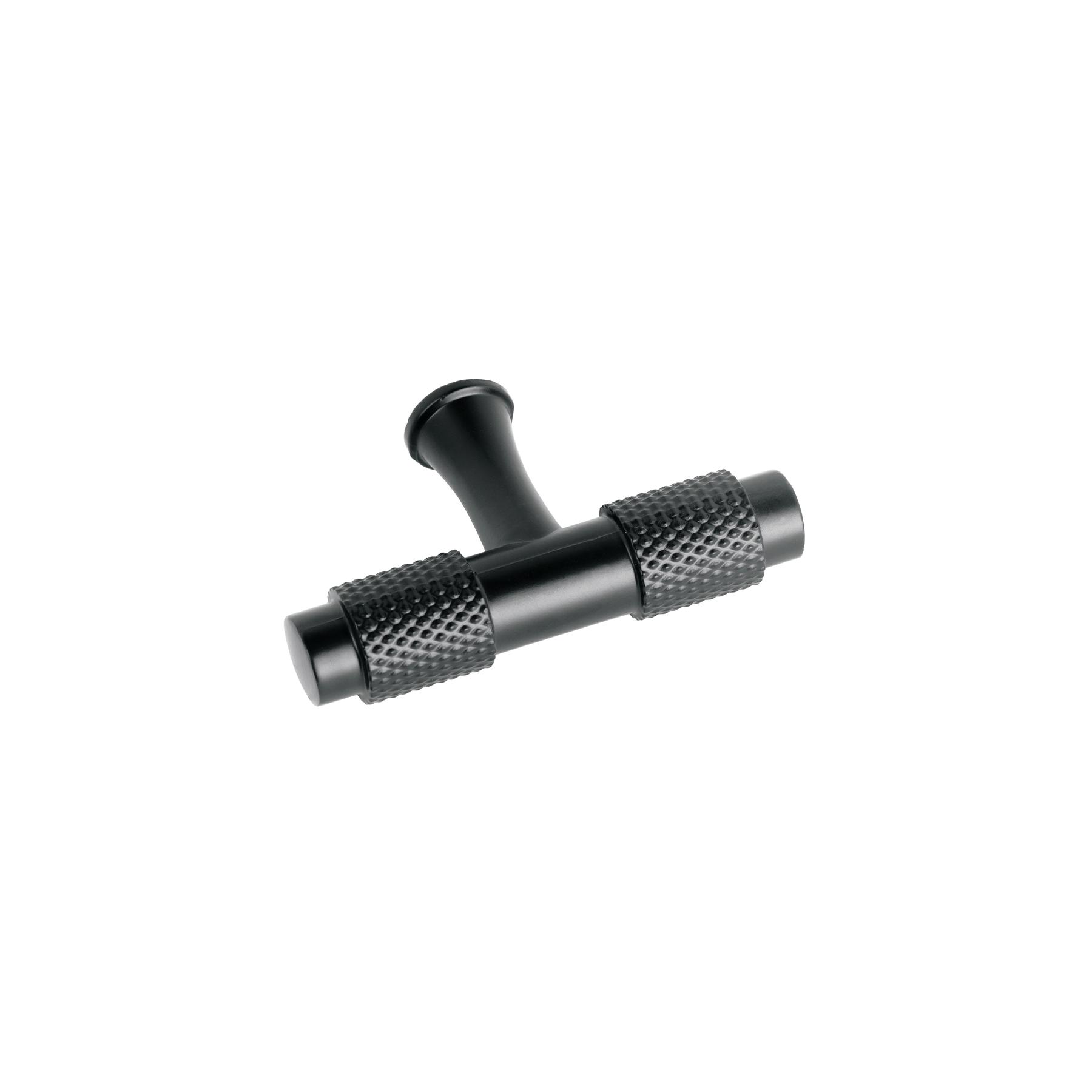 PERILLA DE ALUMINIO ACABADO NEGRO MATE, SEGOVIA