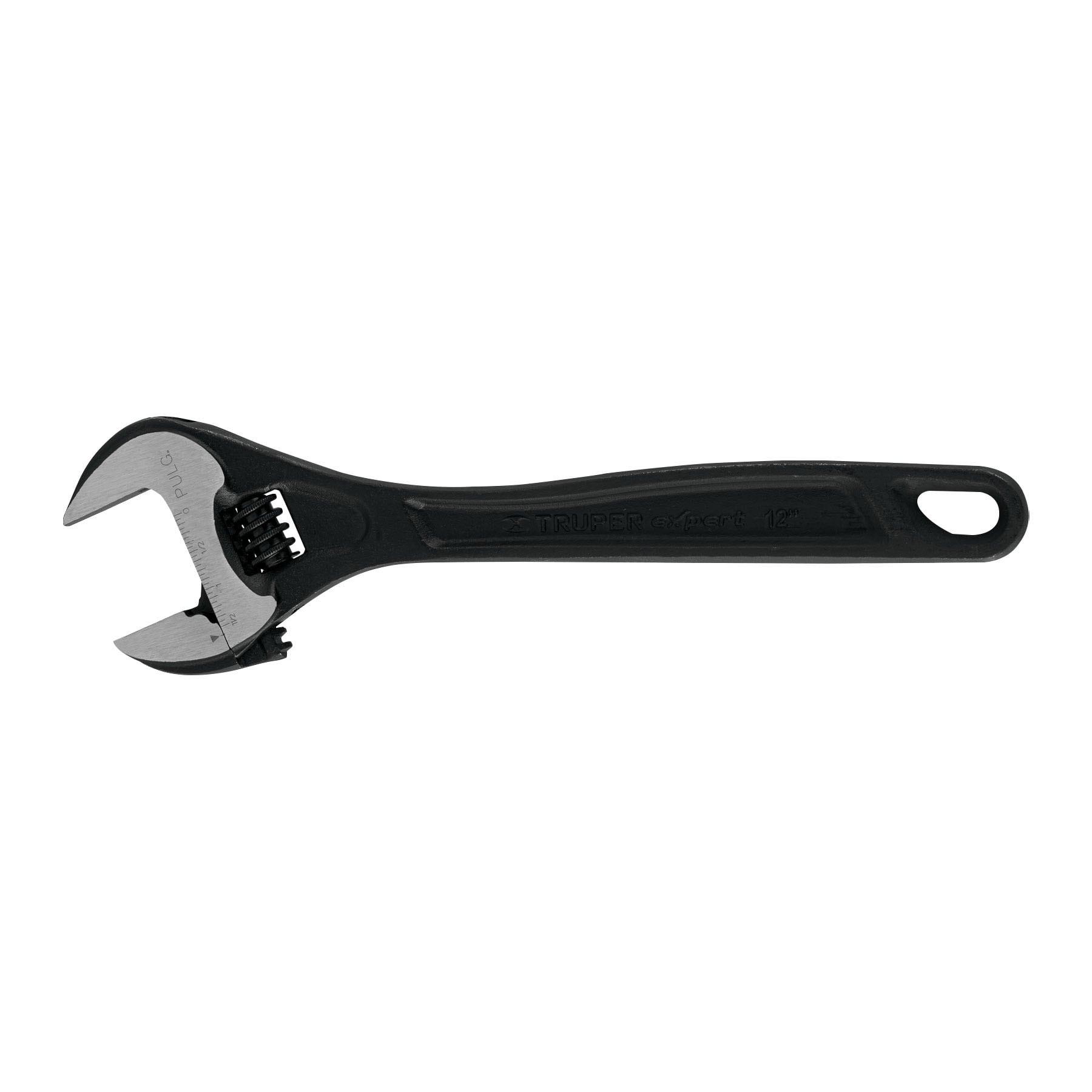 "LLAVE AJUSTABLE (PERICO) 12"" PROFESIONAL PAVONADA, EXPERT"