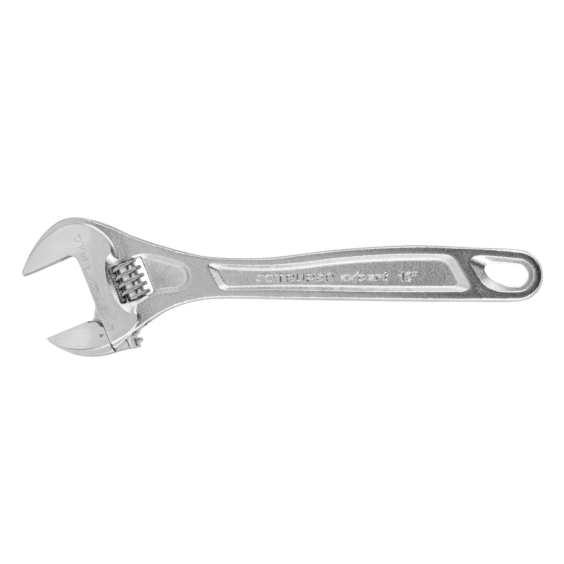 LLAVE AJUSTABLE (PERICO) 12' PROFESIONAL CROMADA, EXPERT