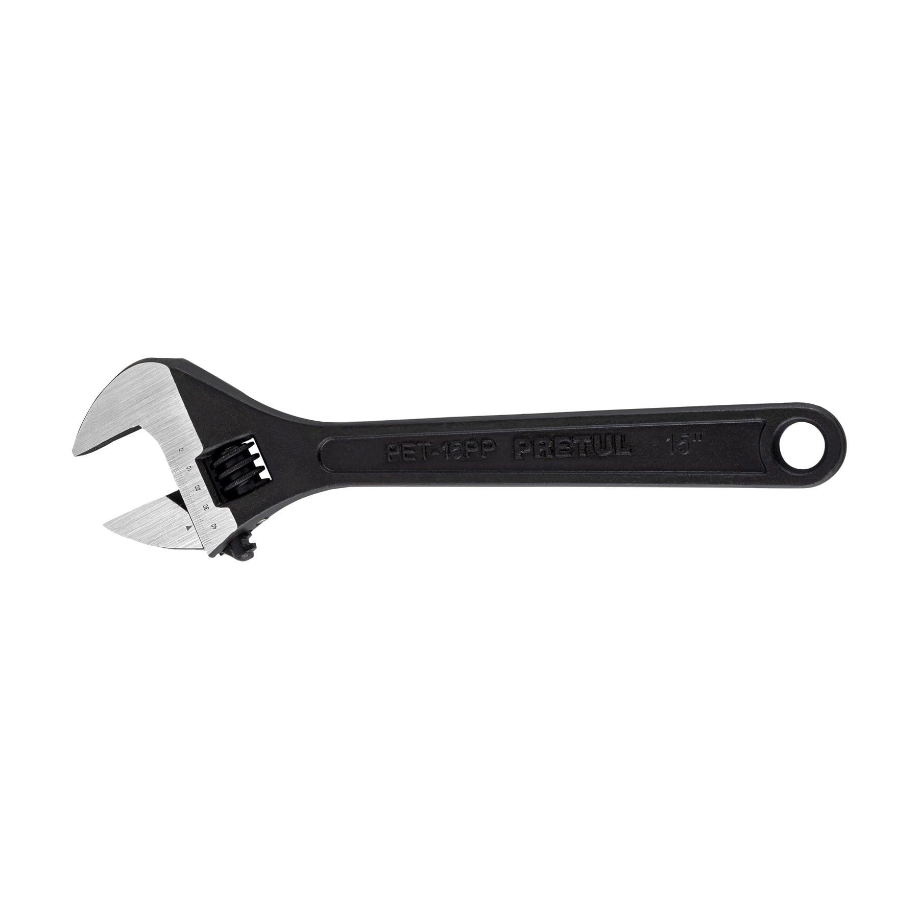"LLAVE AJUSTABLE (PERICO) 15"" PAVONADA, PRETUL"