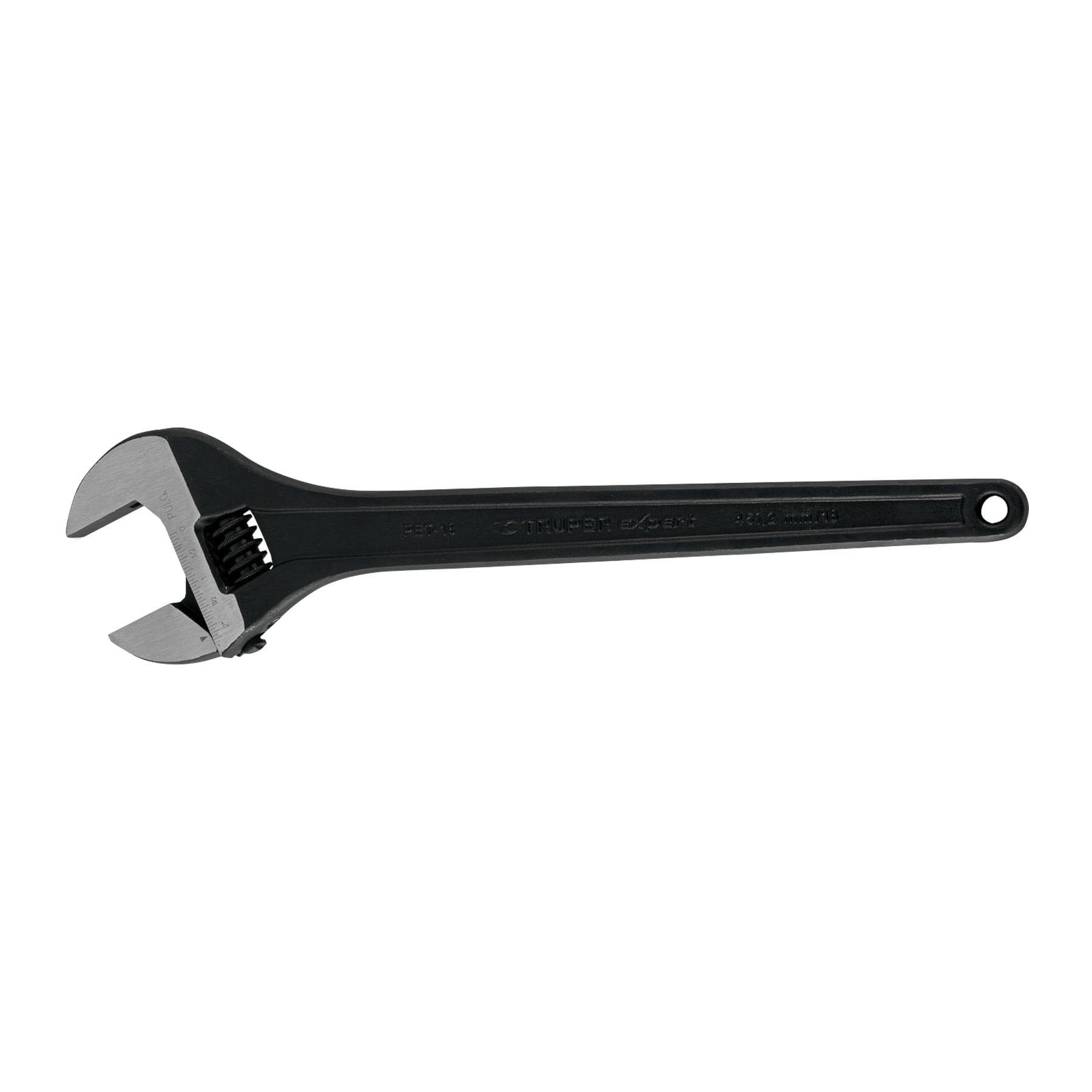 "LLAVE AJUSTABLE (PERICO) 18"" PROFESIONAL PAVONADA, EXPERT"