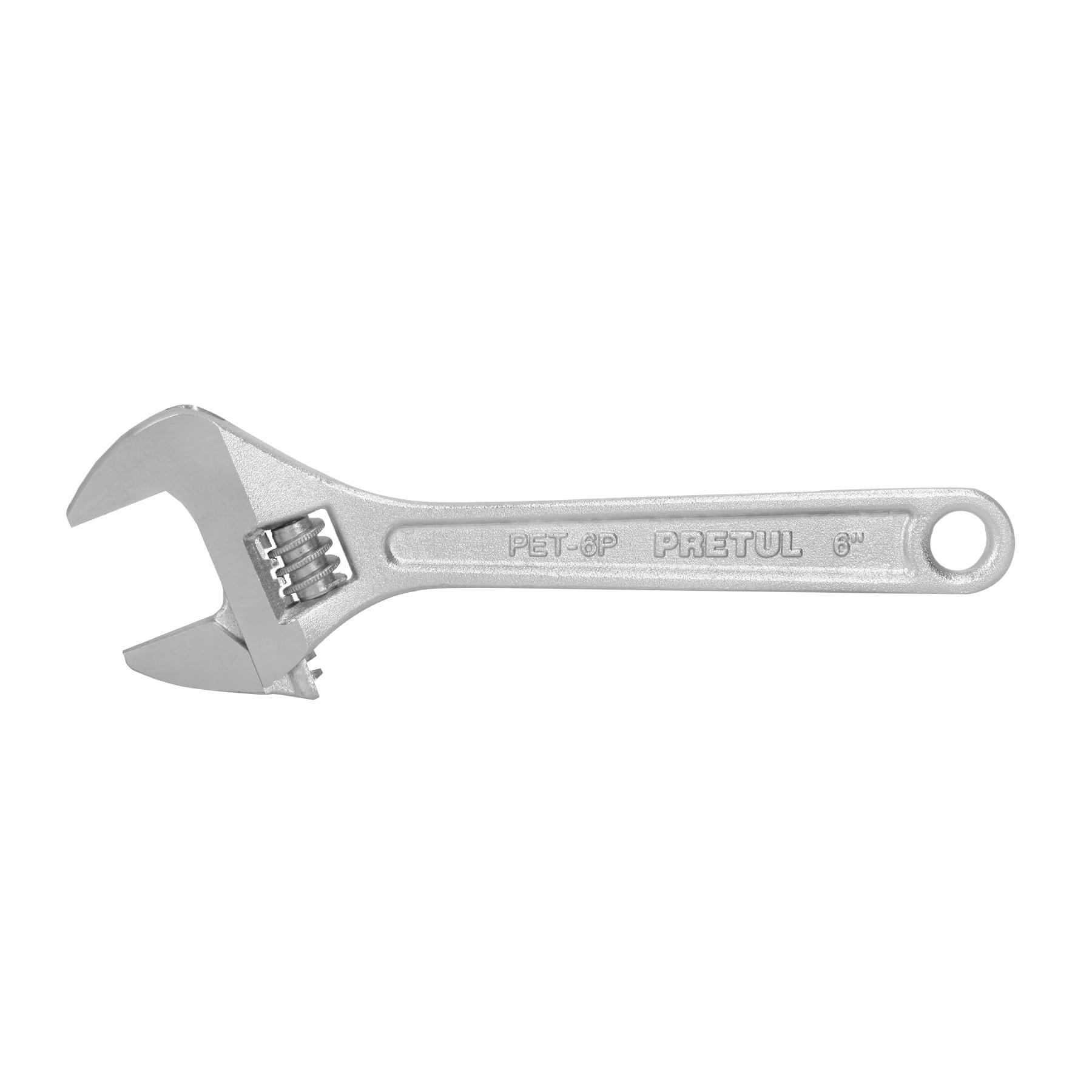 "LLAVE AJUSTABLE (PERICO) 6"" CROMADA, PRETUL"