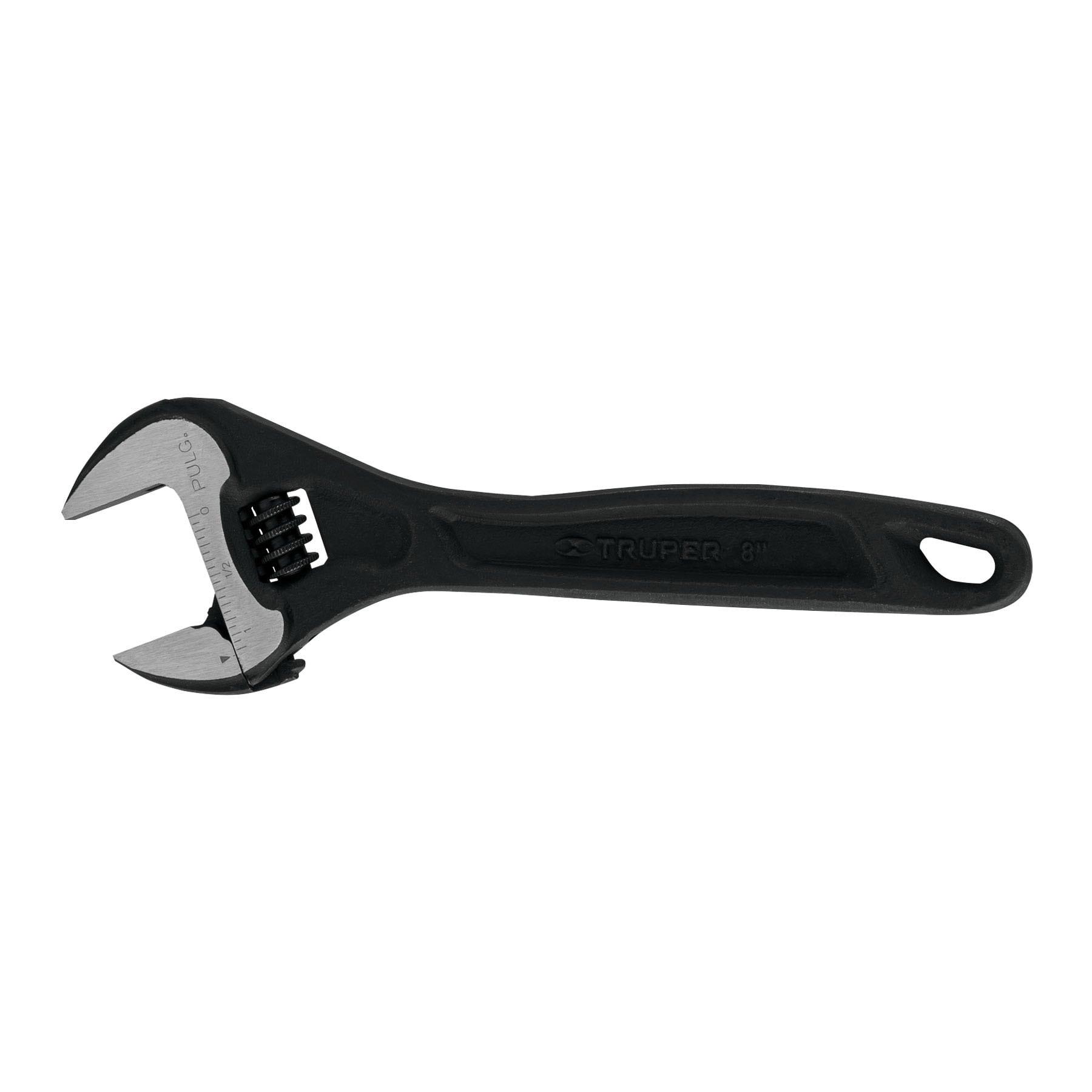 "LLAVE AJUSTABLE (PERICO) 8"" PROFESIONAL PAVONADA, EXPERT"