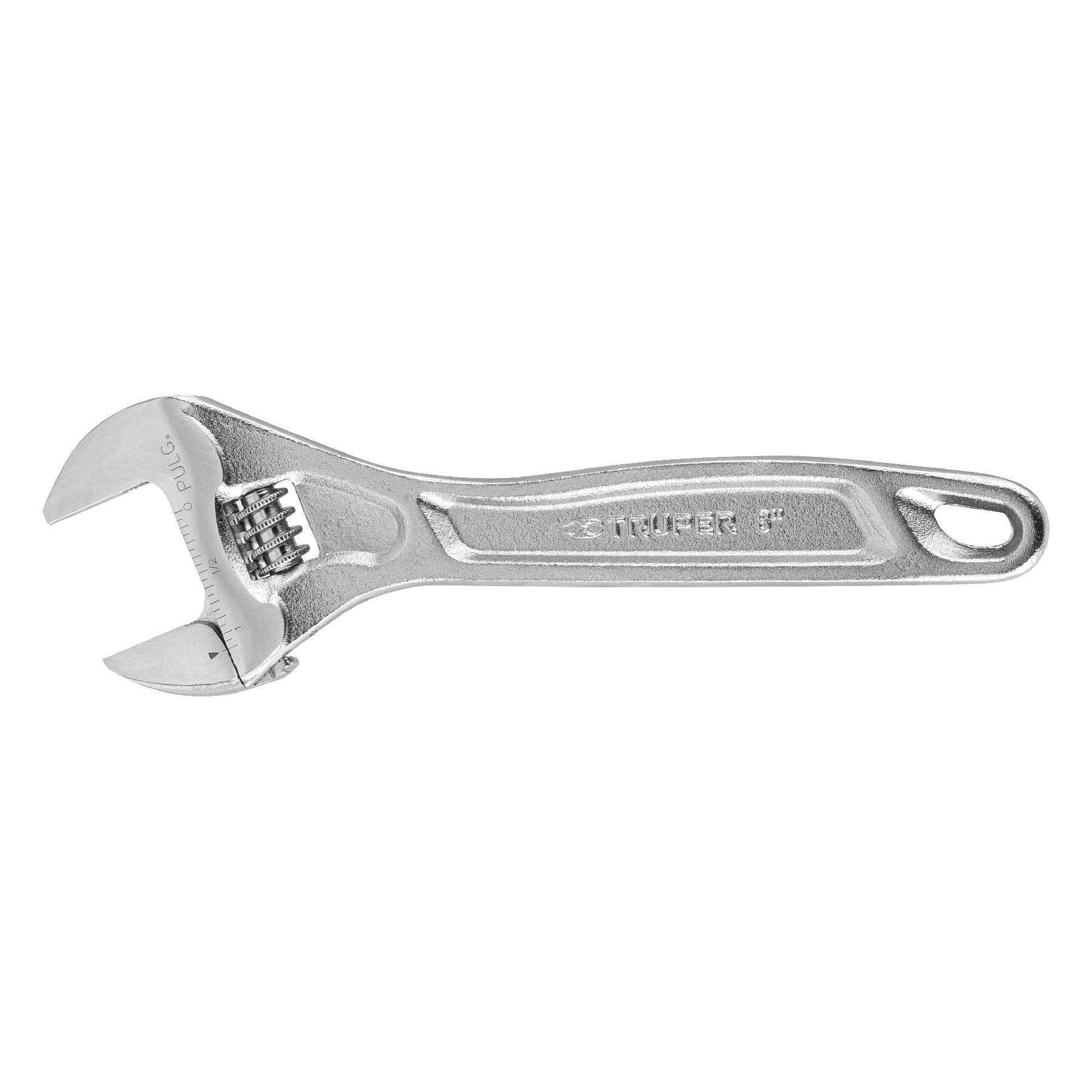 "LLAVE AJUSTABLE (PERICO) 8"" PROFESIONAL CROMADA, EXPERT"