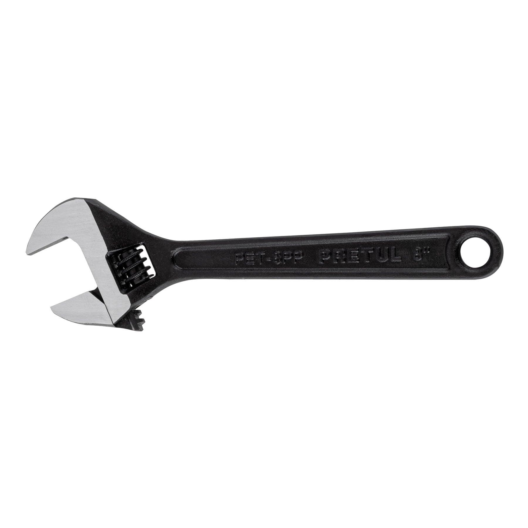 "LLAVE AJUSTABLE (PERICO) 8"" PAVONADA, PRETUL"