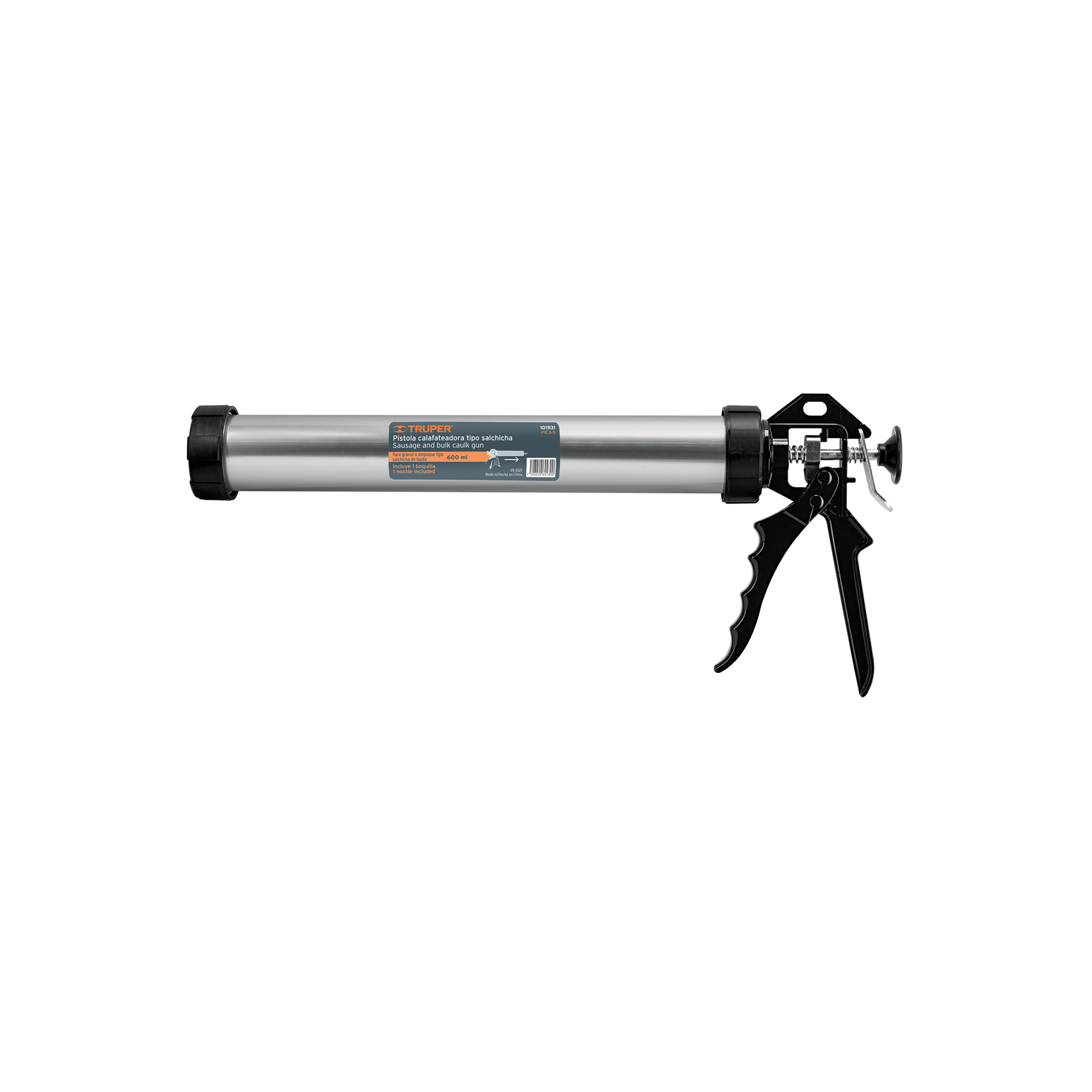 PISTOLA CALAFATEADORA PARA SALCHICHA DE 600 ML, TRUPER