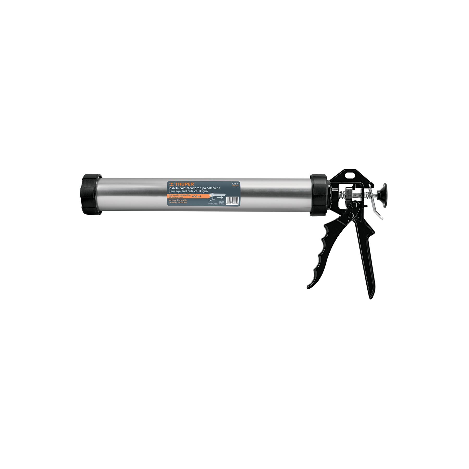 PISTOLA CALAFATEADORA PARA SALCHICHA DE 600 ML, TRUPER