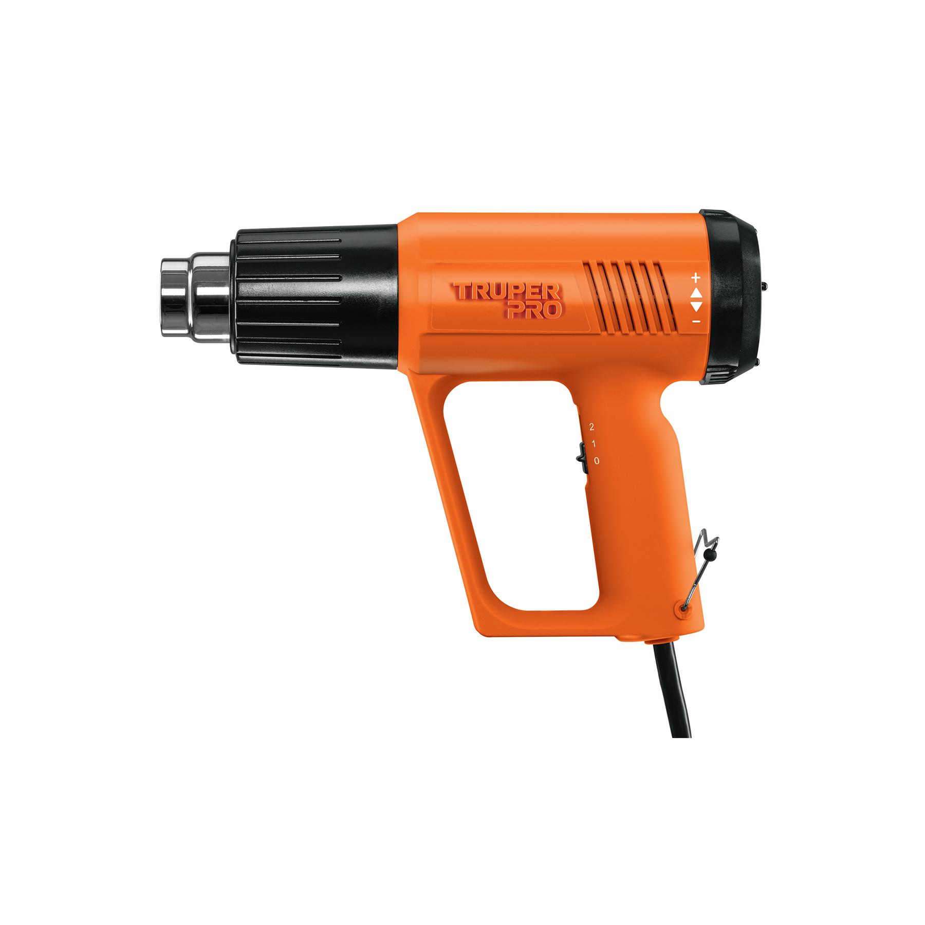 PISTOLA DE CALOR 2000W CON 9 ACCESORIOS, TRUPER PRO